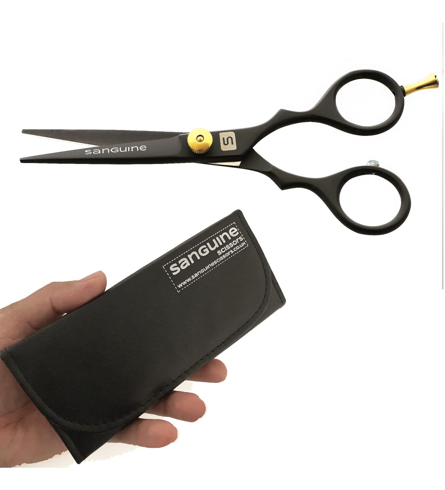 Professional Japanese Mustache and Beard Trimming Scissors Set with Comb and Case - Buy Online on SooperMarket.com