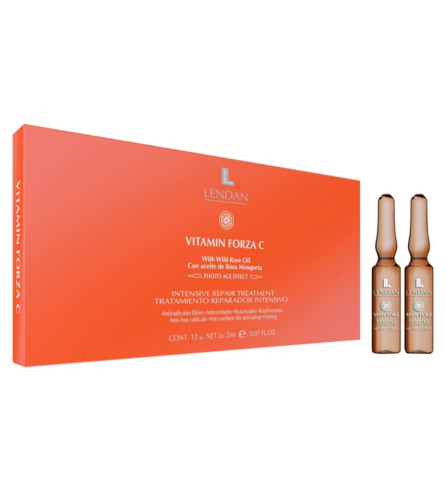 Lendan Vitamin Forza C Intensive Repair Treatment 12 blisters 0.07 oz
