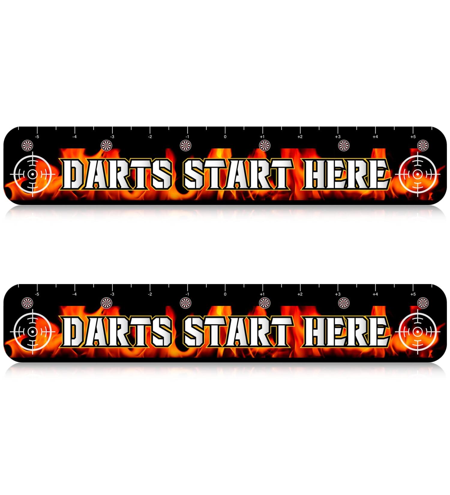 2 Pcs Dart Throw Line Dart Floor Marker PVC Darts Toe Line Dart Accessories for Dart Players Lovers Party Game  23.23 x 4.15 Inches - Buy Online on SooperMarket.com