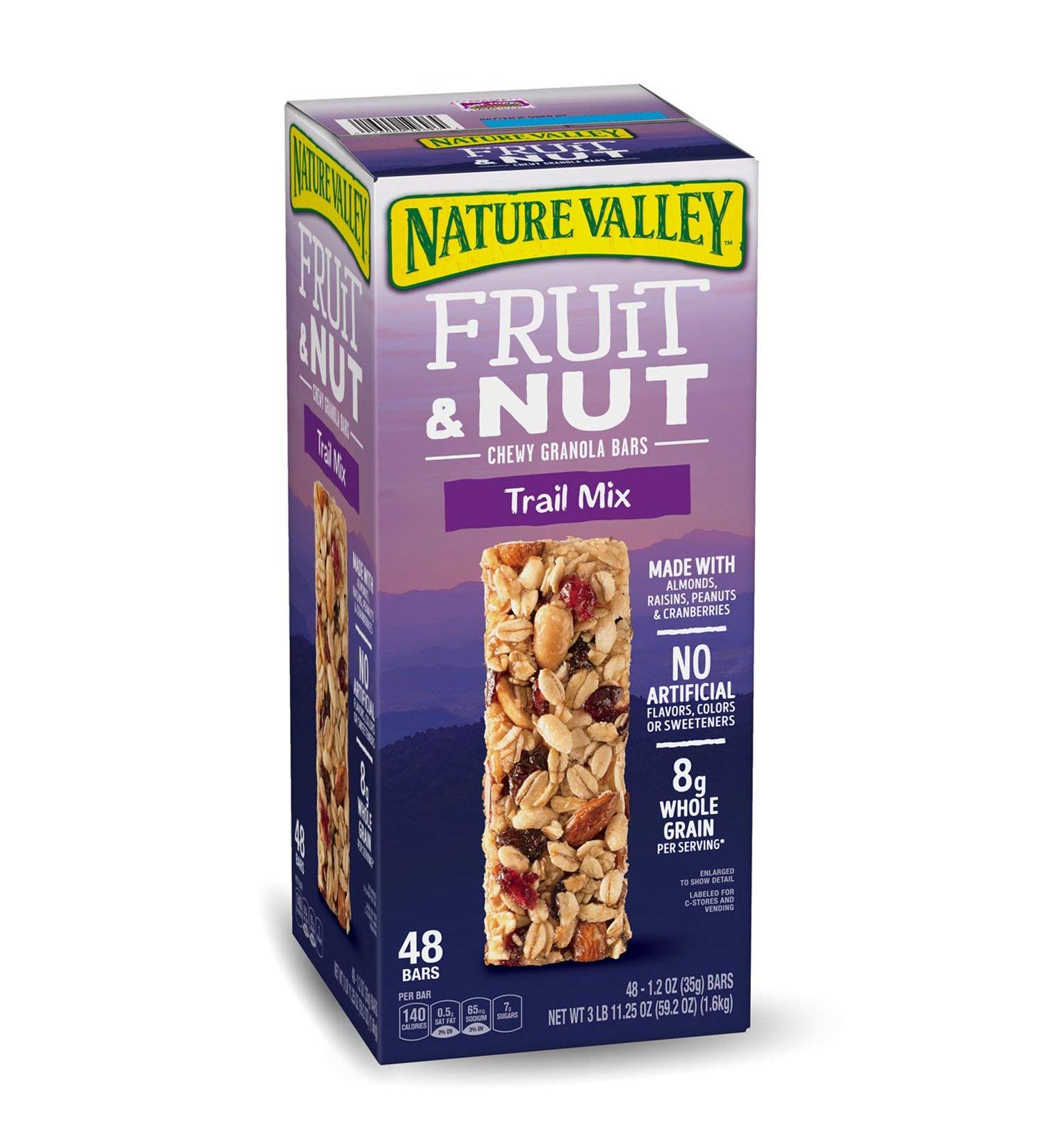 Nature Valley Fruit & Nut Chewy Trail Mix Granola Bars (Two 48 Ct Boxes 1.2 Oz. Bars) Total 96 Bars by Nature Valley - Buy Online on SooperMarket.com