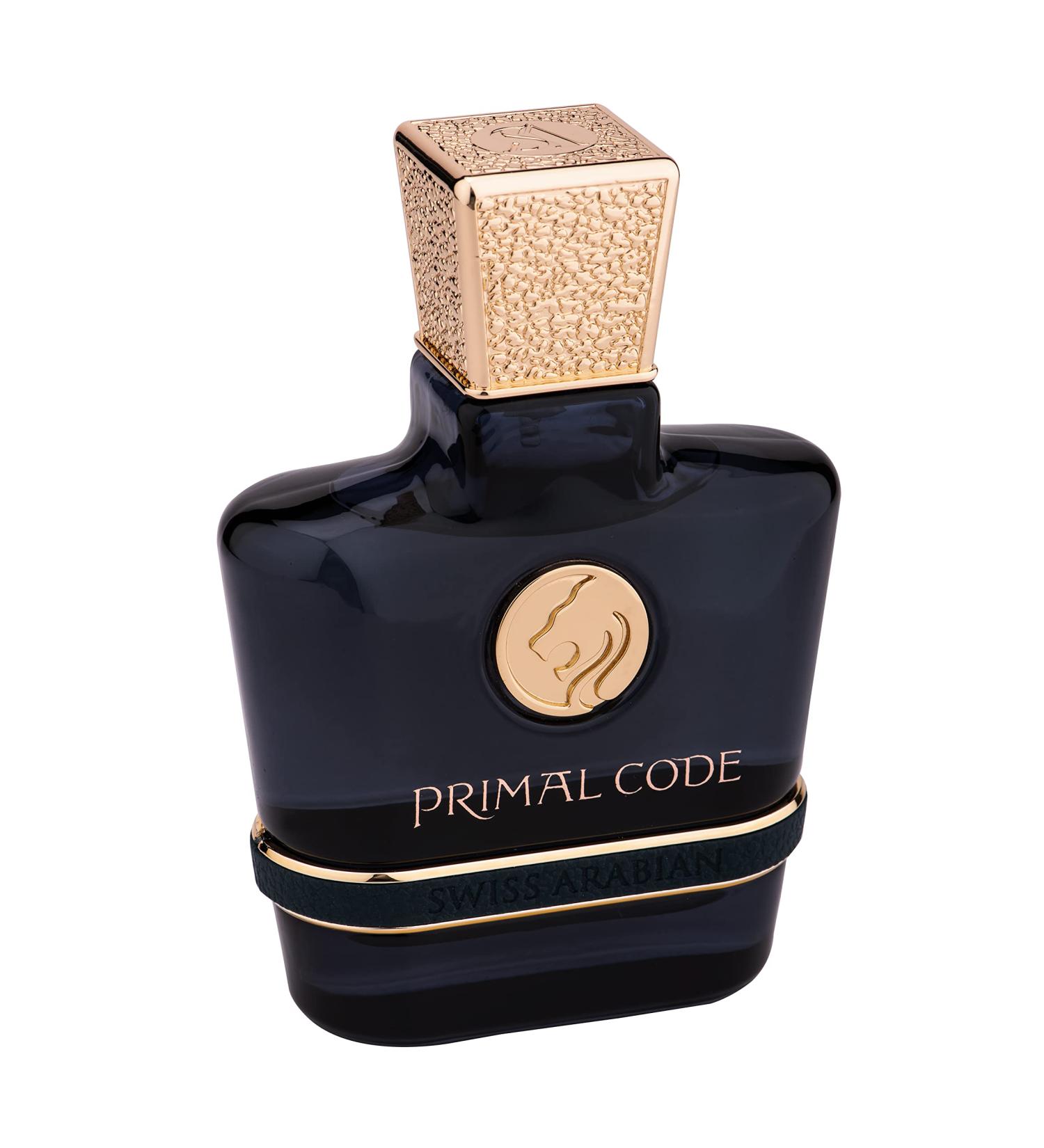 Swiss Arabian Primal Code - Luxury Products From Dubai - Long Lasting Addictive Personal EDP Spray Fragrance - Seductive Signature Aroma - 3.4 Oz Herbal 3.4 Ounce (Pack of 1) - Buy Online on SooperMarket.com