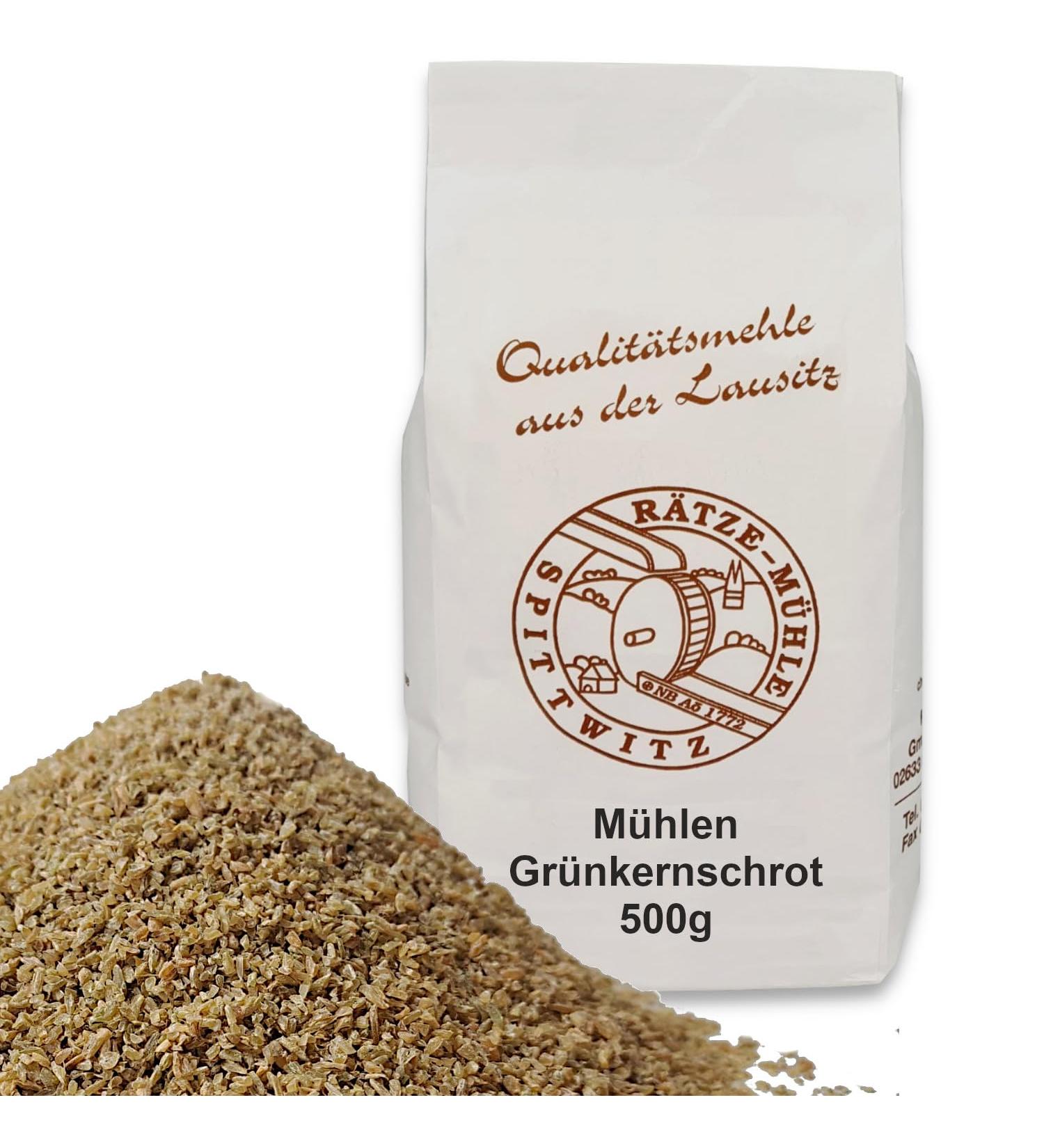 Premium Mills Green Spelt Meal 500g - Freshly Ground from R tze Mill | High-Quality Green Spelt Grains for International Shipping - Buy Online on SooperMarket.com