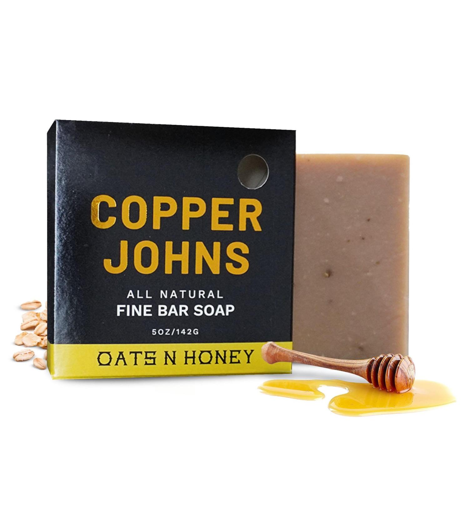 Bar Soap for Beard & Body | Natural Oils & Organic Shea Butter | Oats & Honey | 5 oz | International Shipping Available - Buy Online on SooperMarket.com