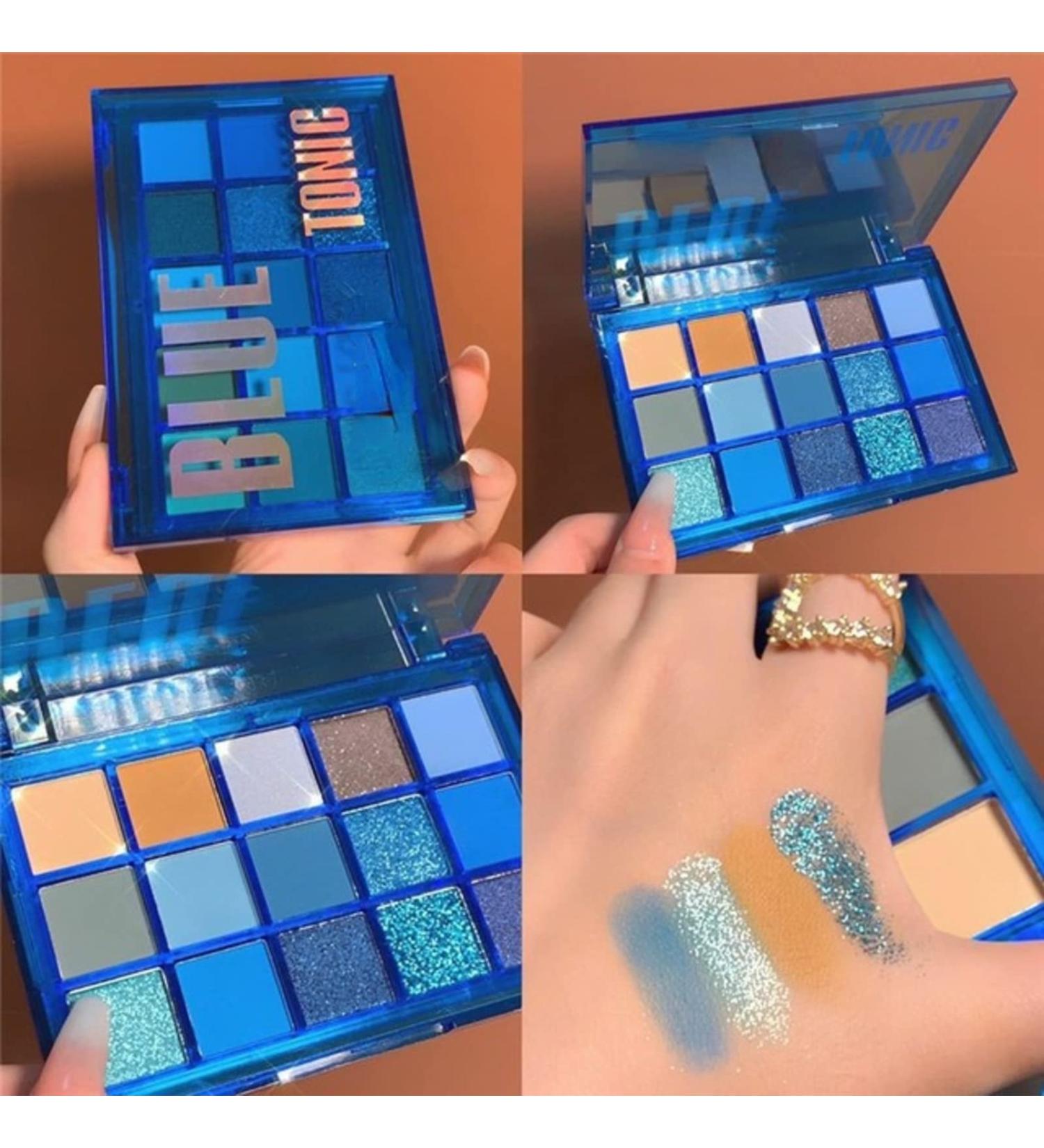 15 Colors Makeup Candy Party Eye Shadow Blue Reflective Palette Fruit Punch Palette Light Honey Makeup Palette Waterproof Long Lasting Ablue - Buy Online on SooperMarket.com