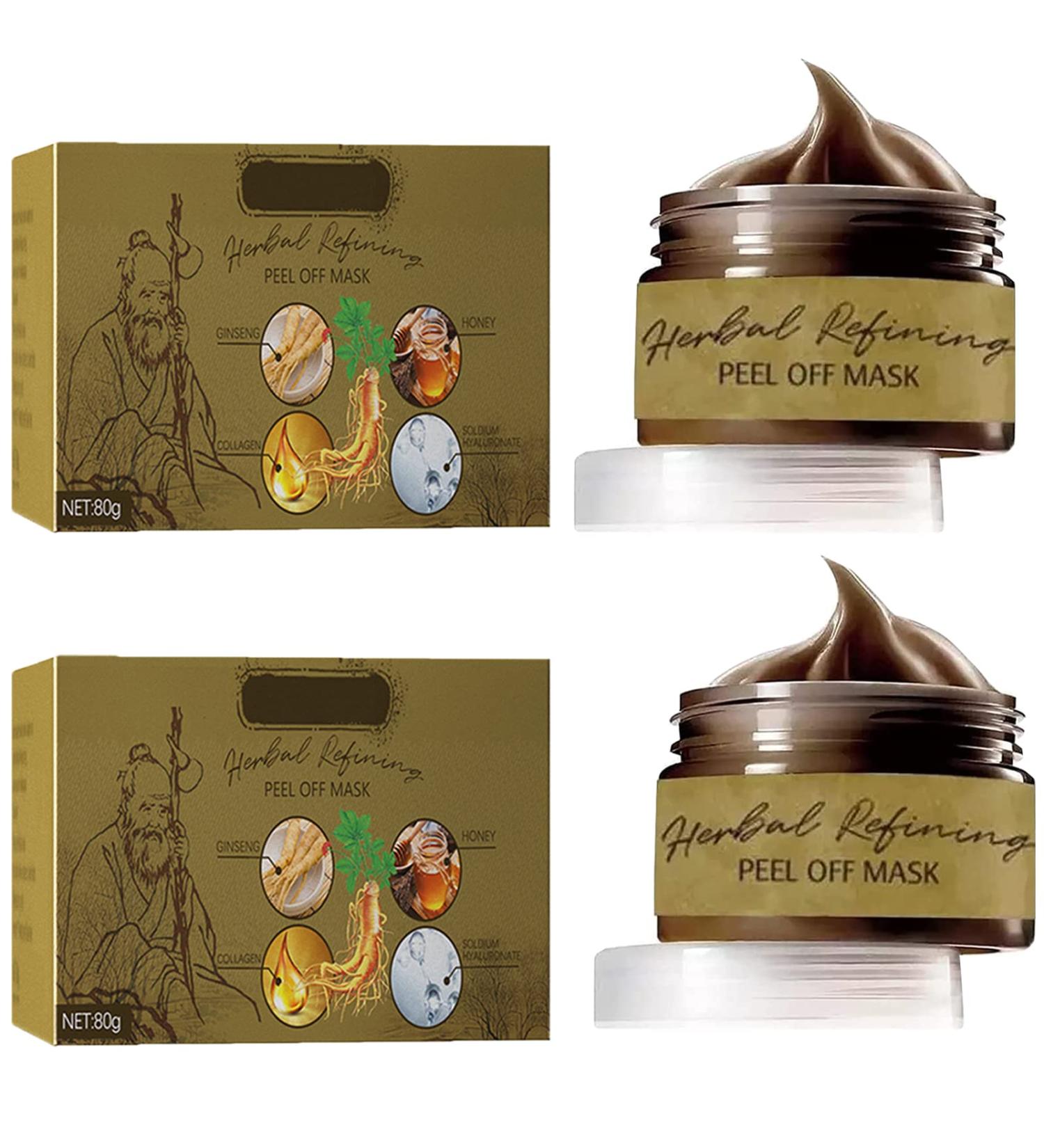 Pro-Herbal Refining Peel-Off Facial Mask Set - Blackhead Remover & Pore Cleansing Skincare - Buy Online on SooperMarket.com
