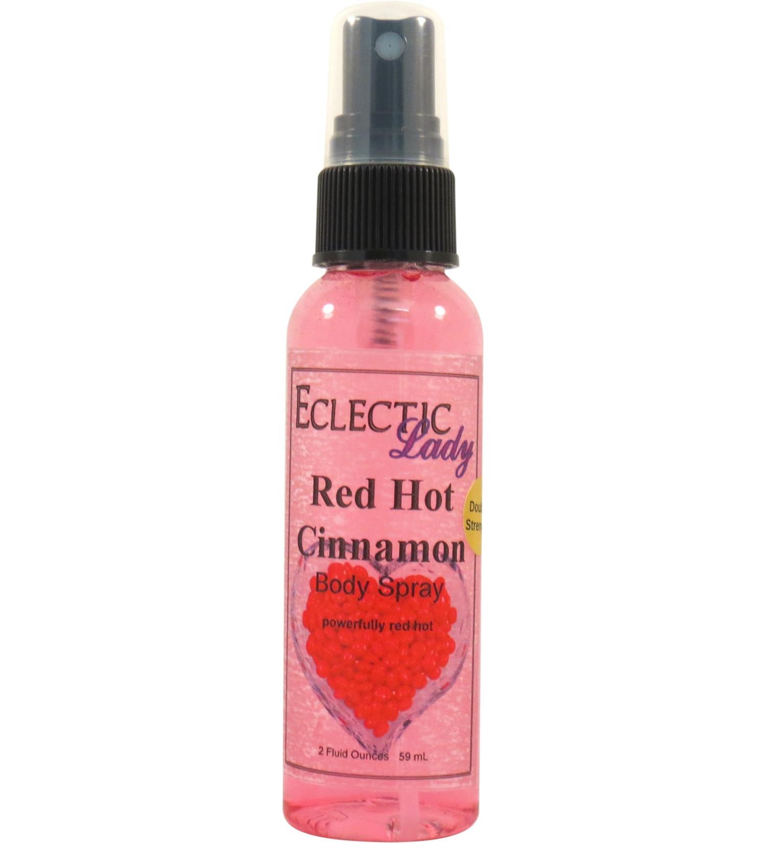 Eclectic Lady Red Hot Cinnamon Double Strength Body Spray - 2 oz Handcrafted in USA Paraben Free Moisturizing Fragrance for Women Double Strength 2 Fluid Ounces - Buy Online on SooperMarket.com