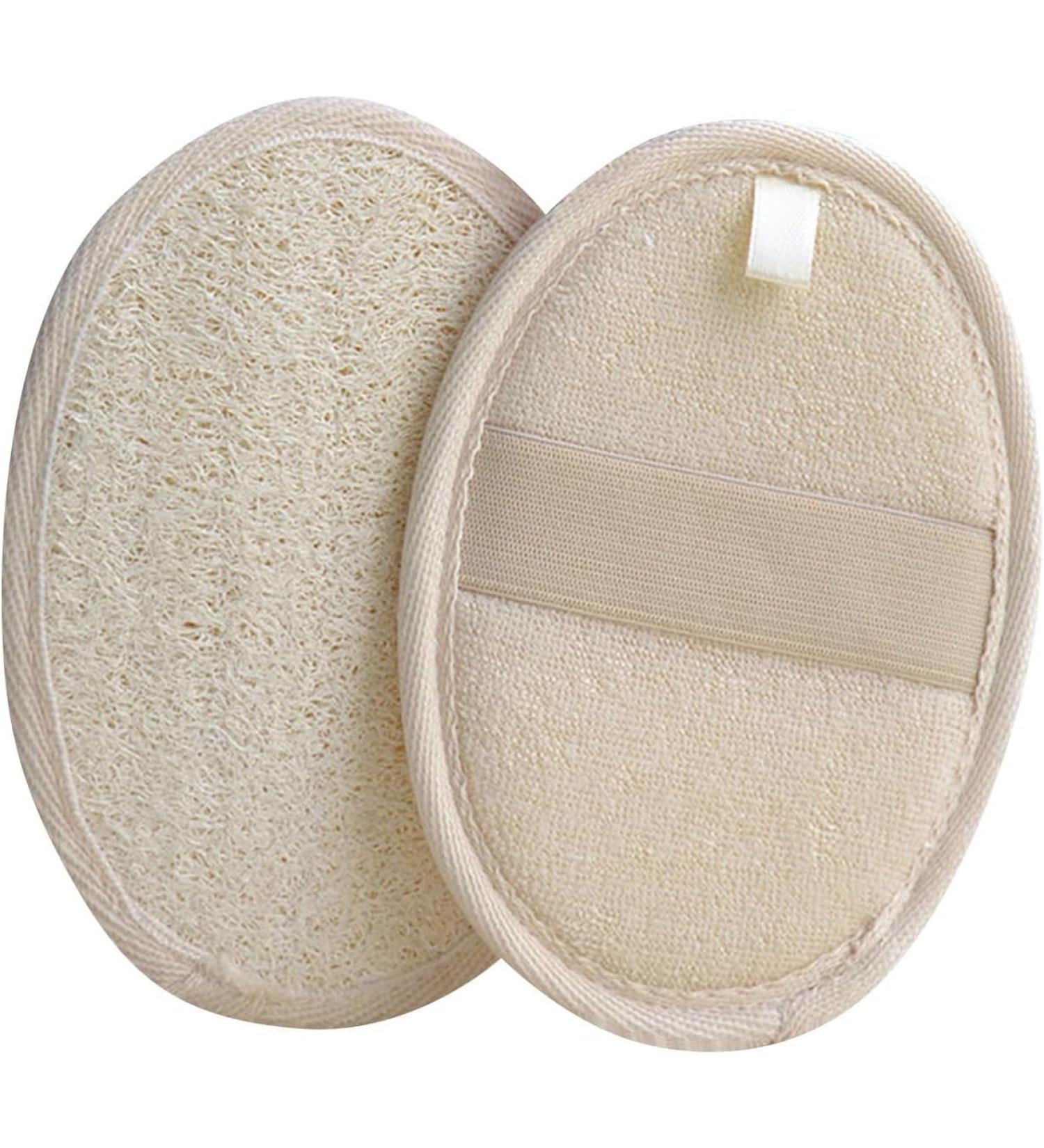 Exfoliating Loofah Sponge | Large Body Scrubber for Spa & Shower | Ideal for Men & Women - Buy Online on SooperMarket.com
