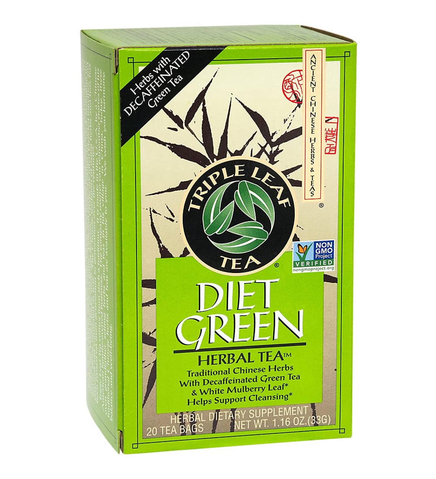 Triple Leaf Tea Green Dieters Herbal - Natural Weight Loss Tea Blend - Buy Online on SooperMarket.com