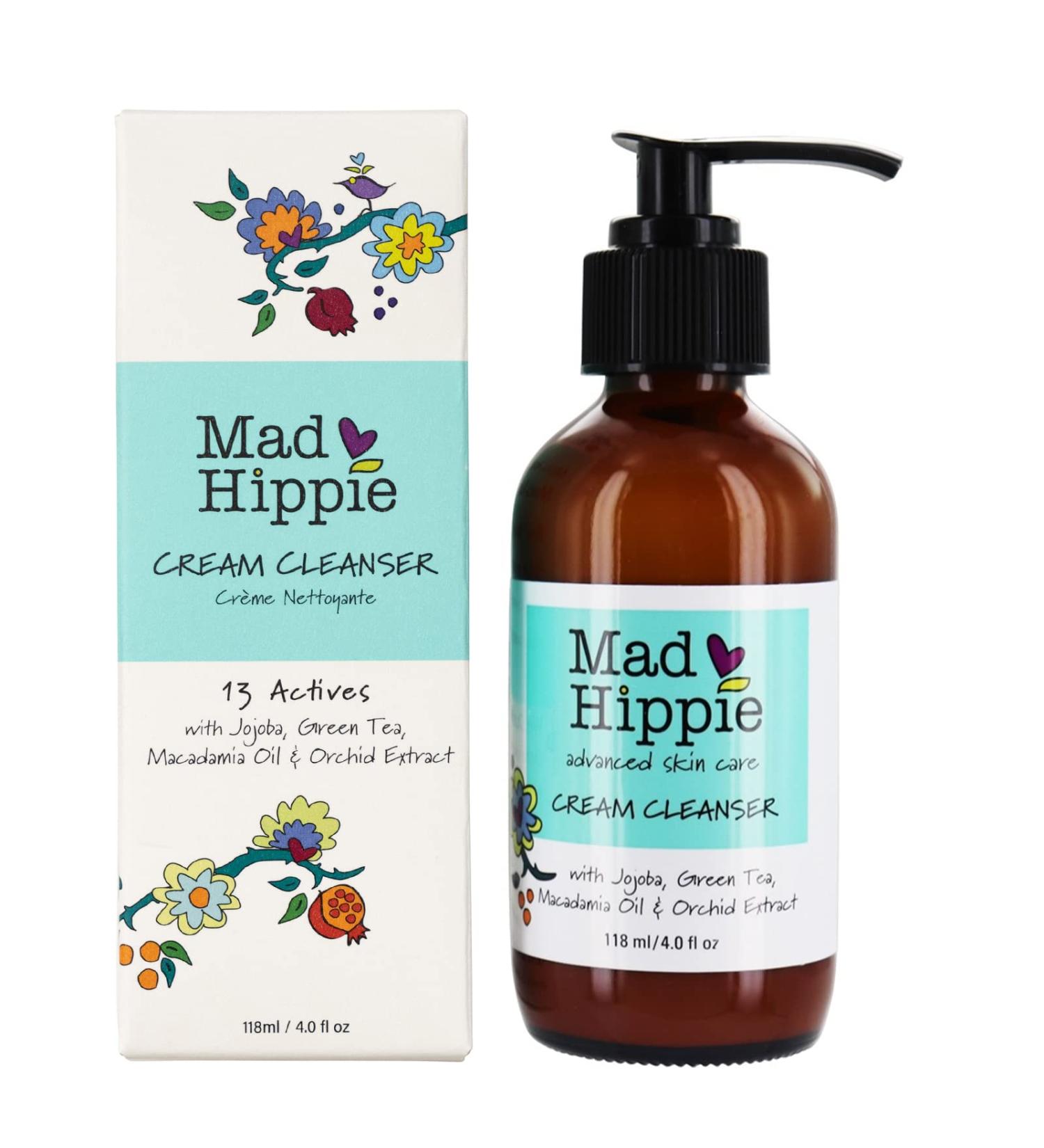 Mad Hippie Hydrating Cream Cleanser with Jojoba Oil, Green Tea & Hyaluronic Acid - 4 Fl Oz - Buy Online on SooperMarket.com