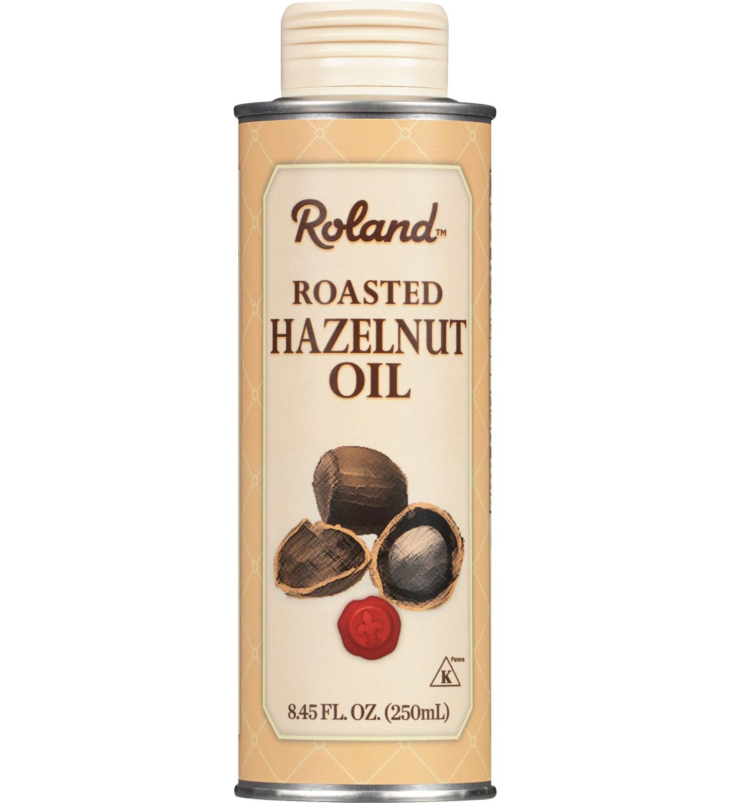 Roland Roasted Hazelnut Oil 8.5oz - Premium Quality Nutty Flavor for Cooking & Dressing - Buy Online on SooperMarket.com