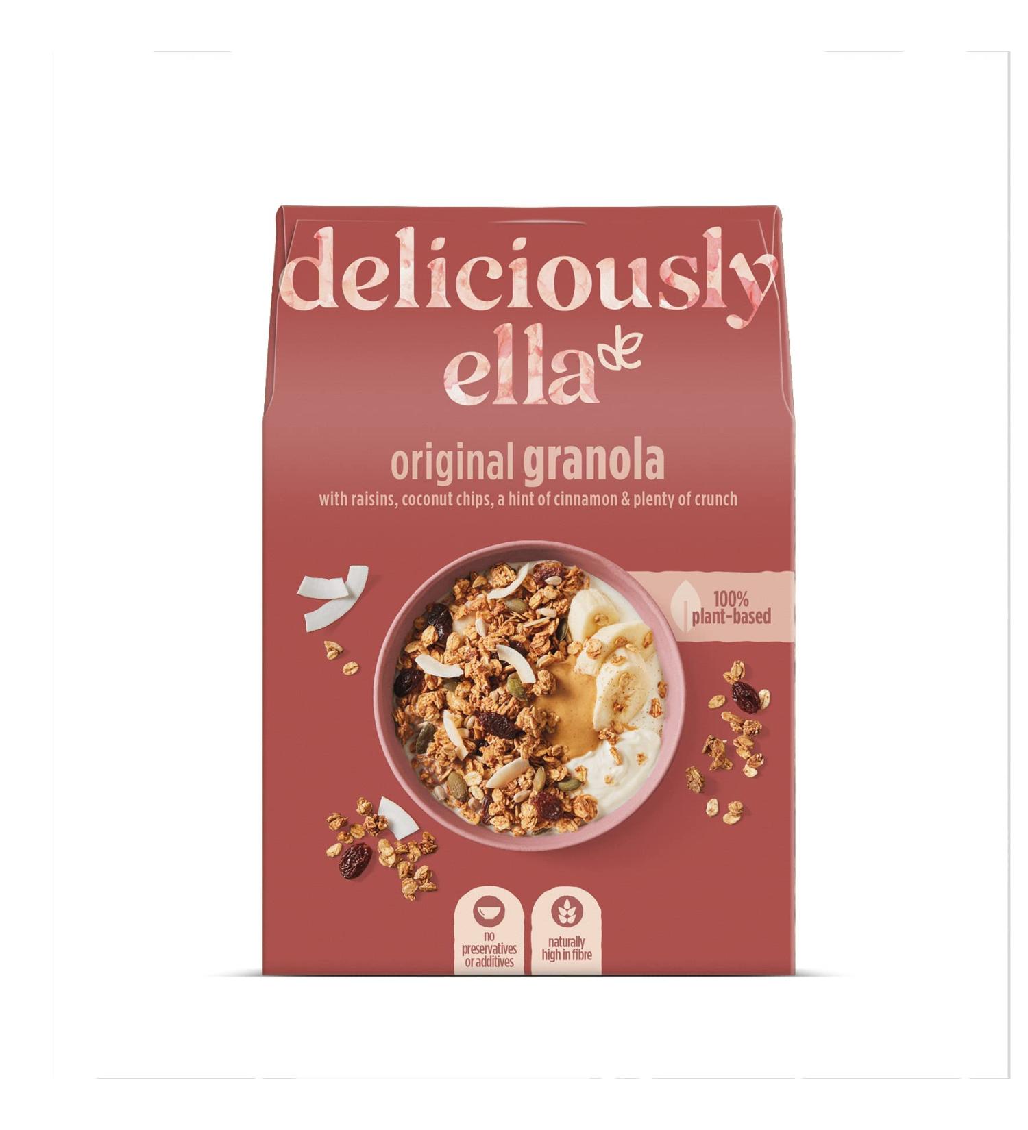 Deliciously Ella - Granola & Muesli Gluten-Free Vegan Friendly Healthy Breakfast (6 boxes) (Original Granola) - Buy Online on SooperMarket.com