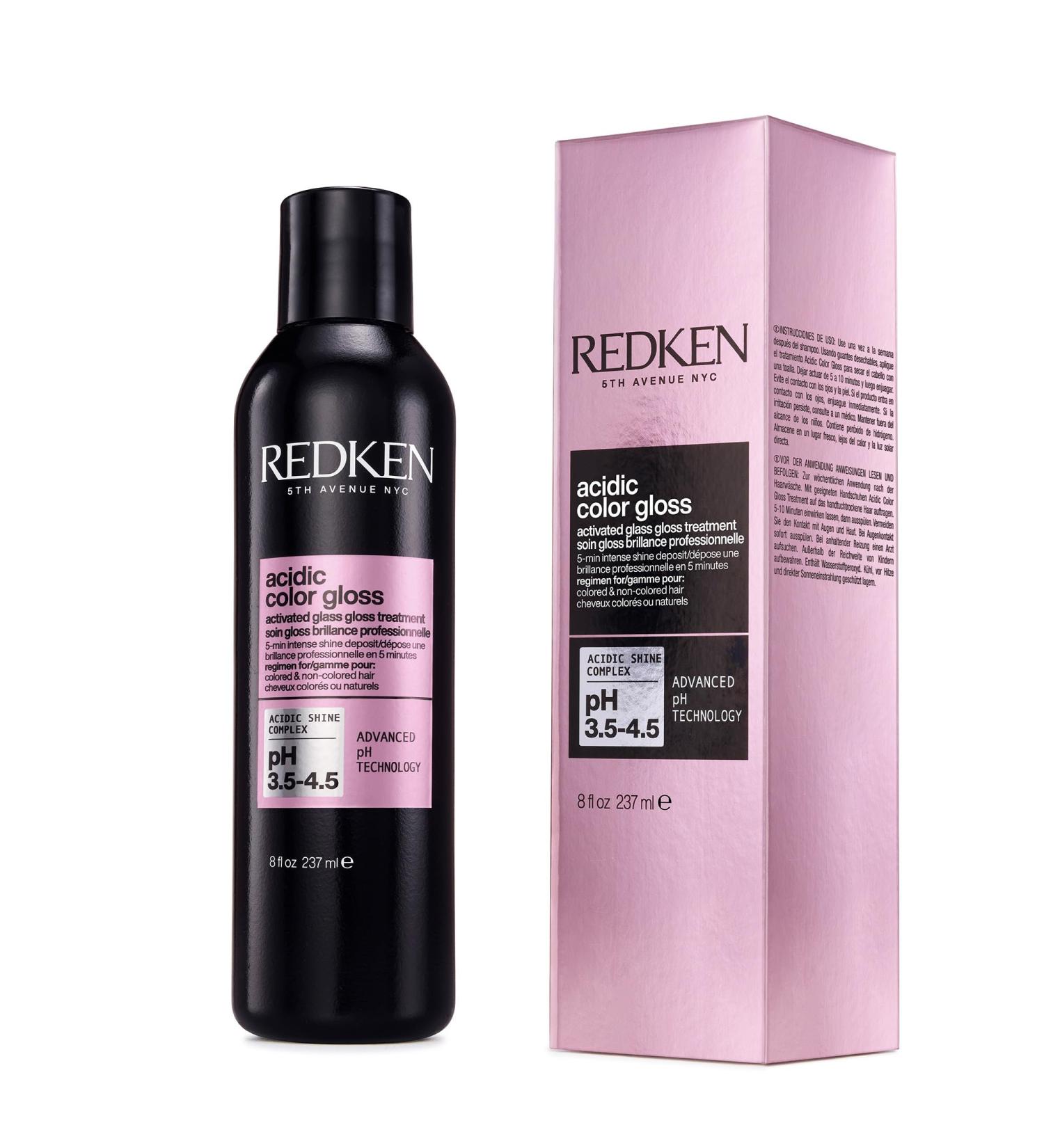 Redken Acidic Color Gloss | Rinse Out Hair Gloss Treatment with Apricot Oil | Deep Conditioning & Shine for Color-Treated Hair | Up to 3 Days Intense Gloss - Buy Online on SooperMarket.com
