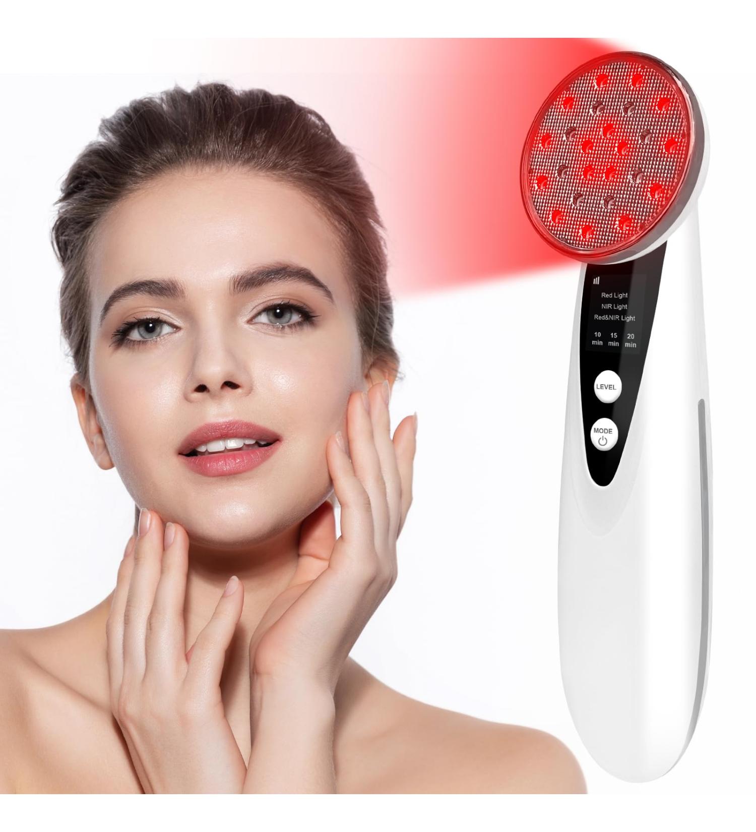Sthmolepy Handheld Red Light Lamp Near Infrared Light for Body Portable LED Red Light Wand with 660nm & 850nm at Home Use - Buy Online on SooperMarket.com