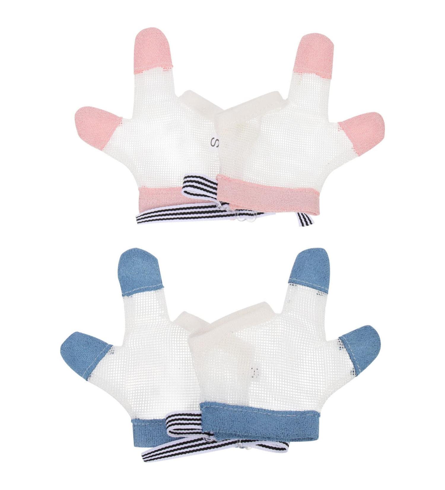 Healvian Kids Tools Kids Tools Kids Tools Baby Stop Thumb Sucking Kid Infant Stop Thumb Sucking Kit Soft Mesh Fabric Stop Sucking Glove No Scratch Breathable Finger Thumb Protector S 2 Pairs Mittens Small - Buy Online on SooperMarket.com