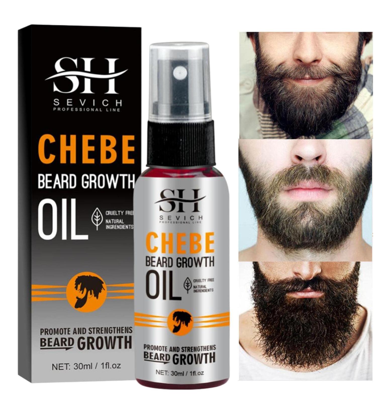 Bartwuchs Oil - Nourishing Essential Beard Growth Serum | 1 fl. oz Thickening & Nourishing Fluid for Fuller Beard - Buy Online on SooperMarket.com