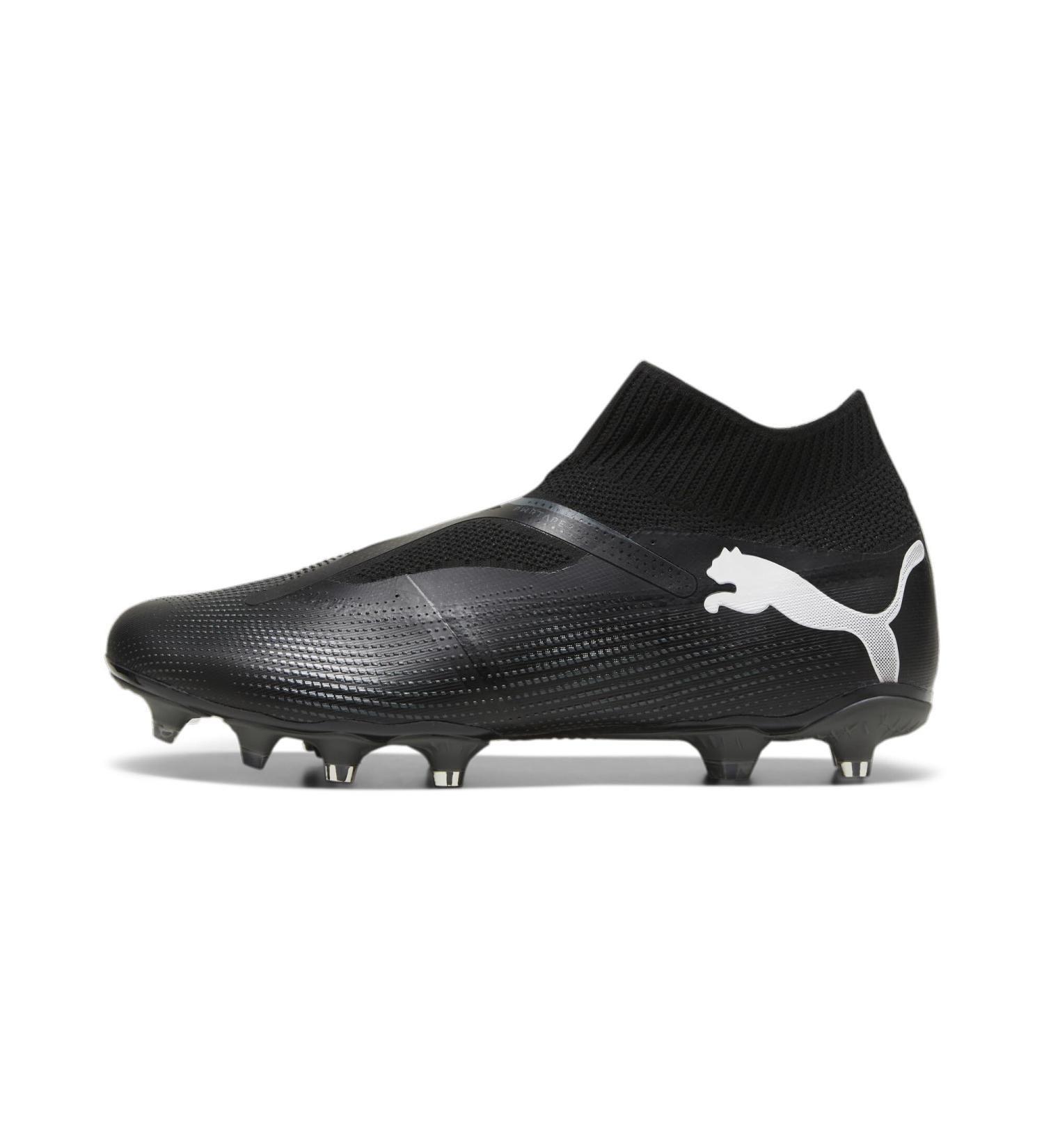 PUMA Men's Future 7 Match+ LL FG/AG Soccer Shoe - 40 EU | Black & White | International Shipping Available - Buy Online on SooperMarket.com