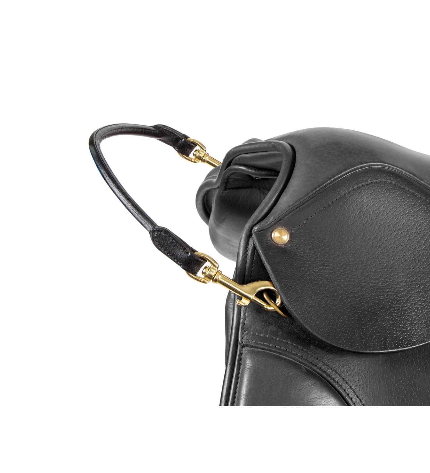Shires Blenheim Leather Balancing Strap Black
