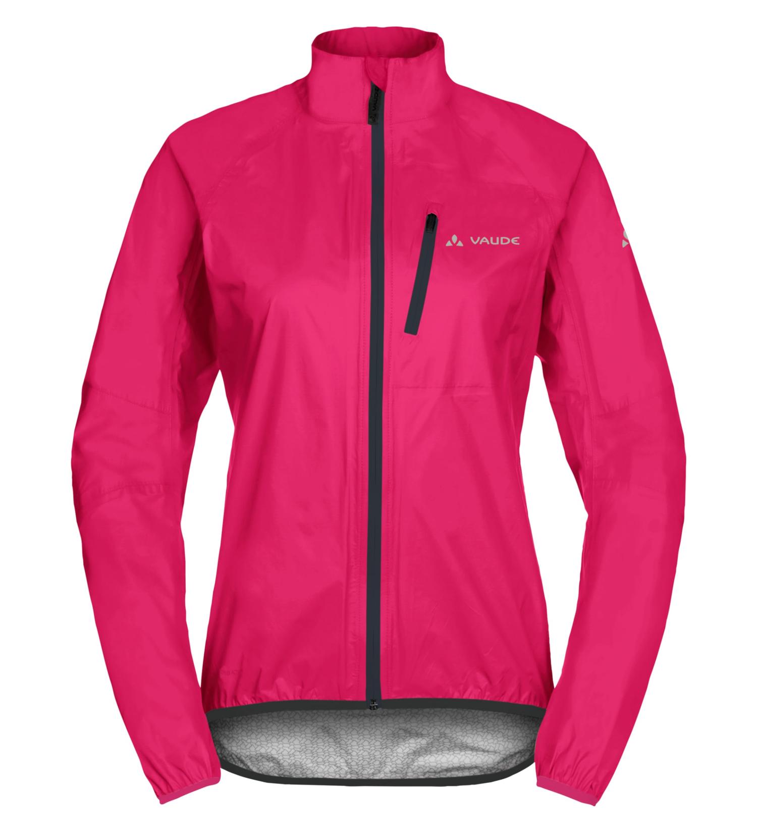 Vaude Women's Drop Jacket III - Waterproof Lightweight Rain Jacket with Eco Finish & Breathable Ceplex Active Technology - Compact & Stowable - 40 Bramble - Buy Online on SooperMarket.com