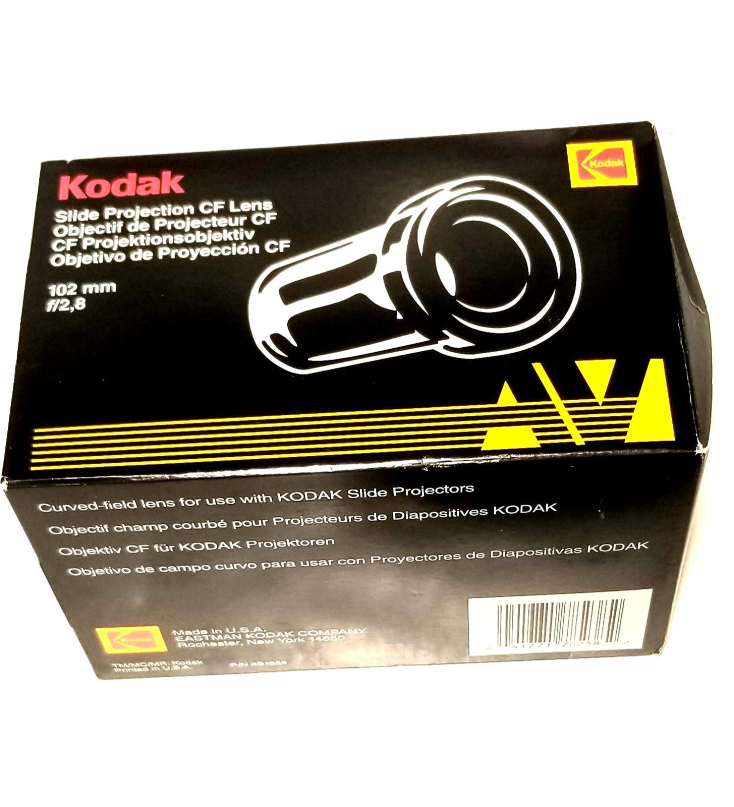 Kodak 102mm f/2.8 Ektanar C Lens for Kodak Carousel and Ektagraphic Slide Projector
