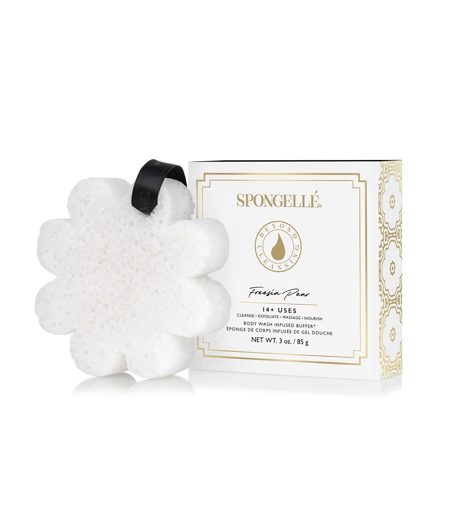 Spongell Freesia Pear 85g: Luxurious Body Wash Infused Buffer - Buy Online on SooperMarket.com