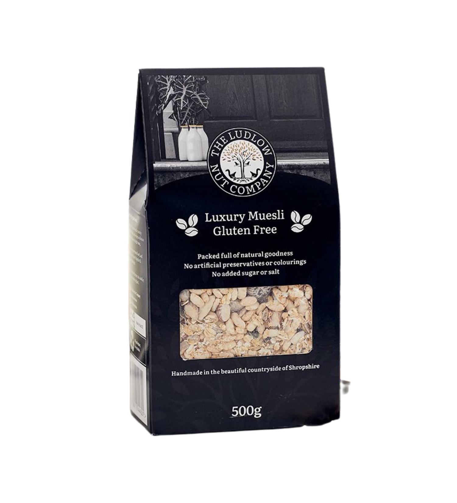 Muesli - Gluten Free (500g 2 x 500g 6 x 500g) by Ludlow Nut - High Fiber- Protein-Rich Contain Oatmeal Buckwheat Flakes Fruits & Seeds - Easy to Digest - Delightful (1 x 500g) - Buy Online on SooperMarket.com