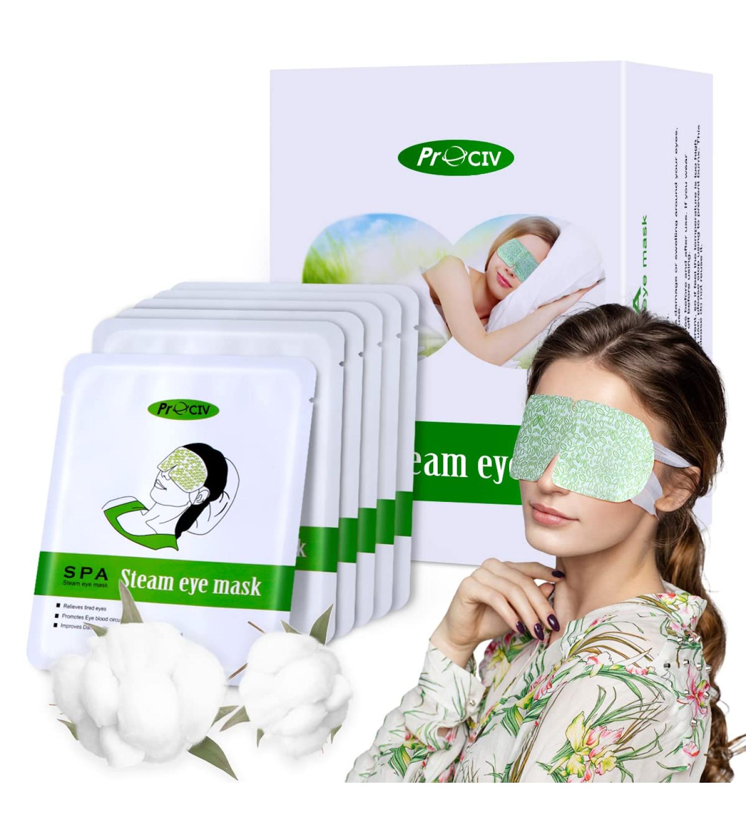 16-Pack Unscented Steam Eye Masks for Dark Circles, Puffiness, Headache, and Stress Relief - Buy Online on SooperMarket.com