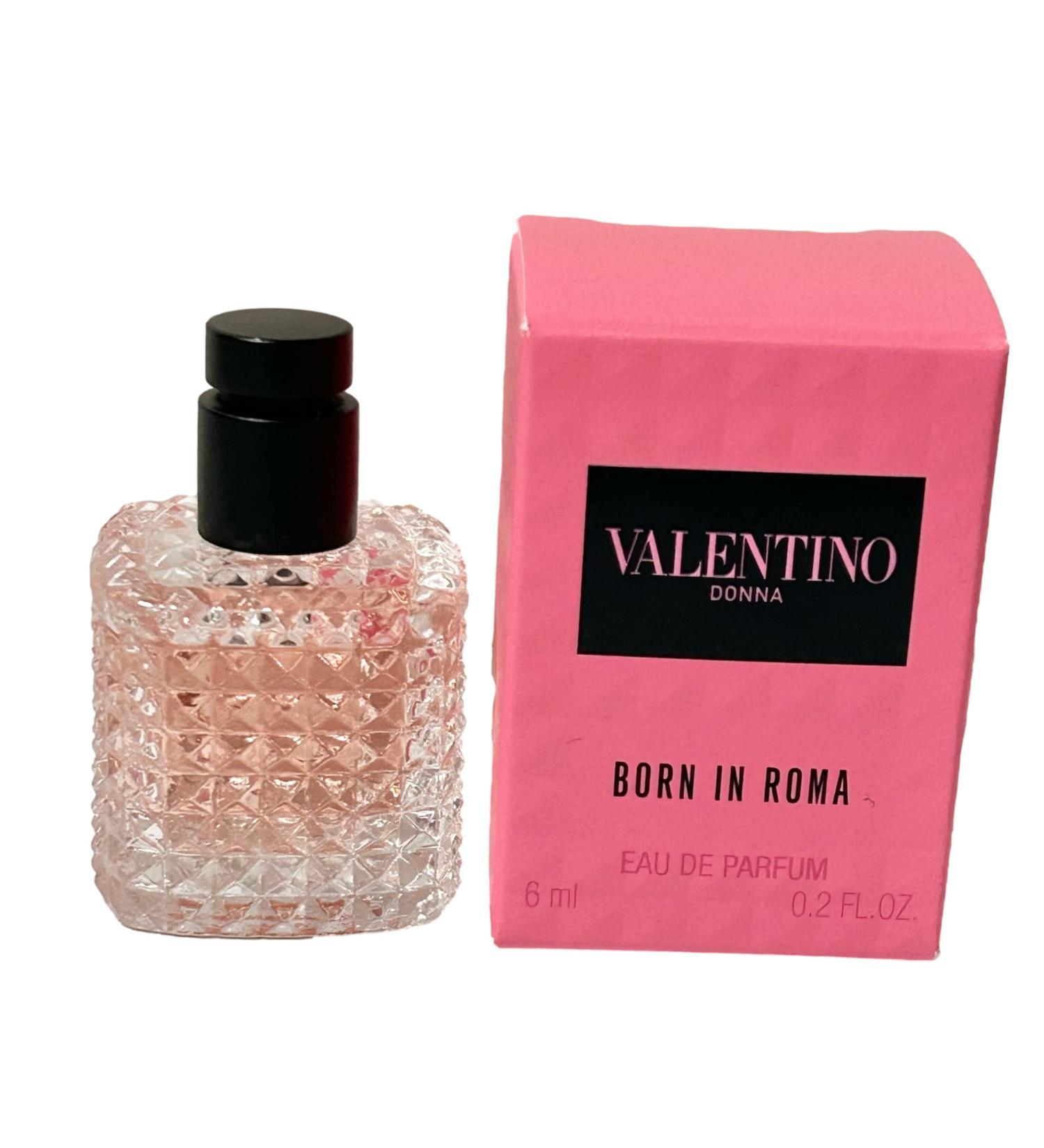 Valentino Donna Born In Roma MINI Eau De Parfum Women Splash Perfume 6 ml / 0.2 Fl Oz Travel Size - Buy Online on SooperMarket.com