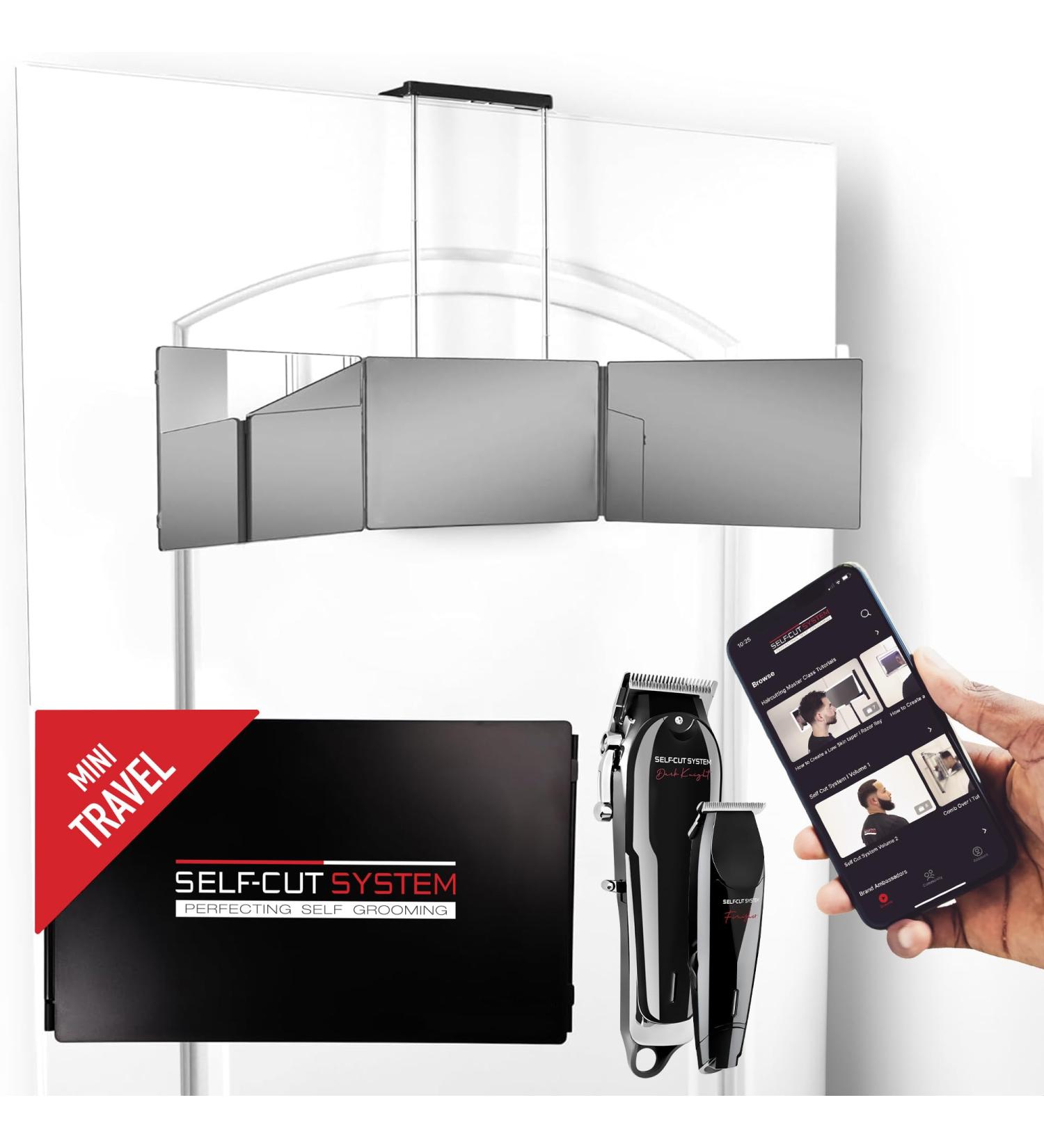 Self Cut System 4.0 | Portable Mini Travel Retro Haircut Kit - International Shipping Available - Buy Online on SooperMarket.com