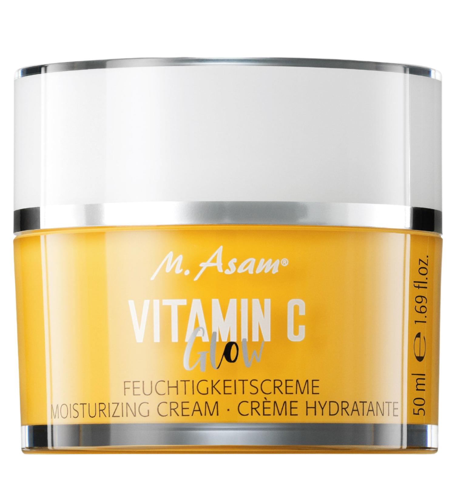 M. Asam Vitamin C Glow Moisture Cream 50ml - Intensive Hydration & Radiant Skin with Vitamin C Gold Complex & Turmeric - 24h Face Cream for Glowing Complexion - Buy Online on SooperMarket.com
