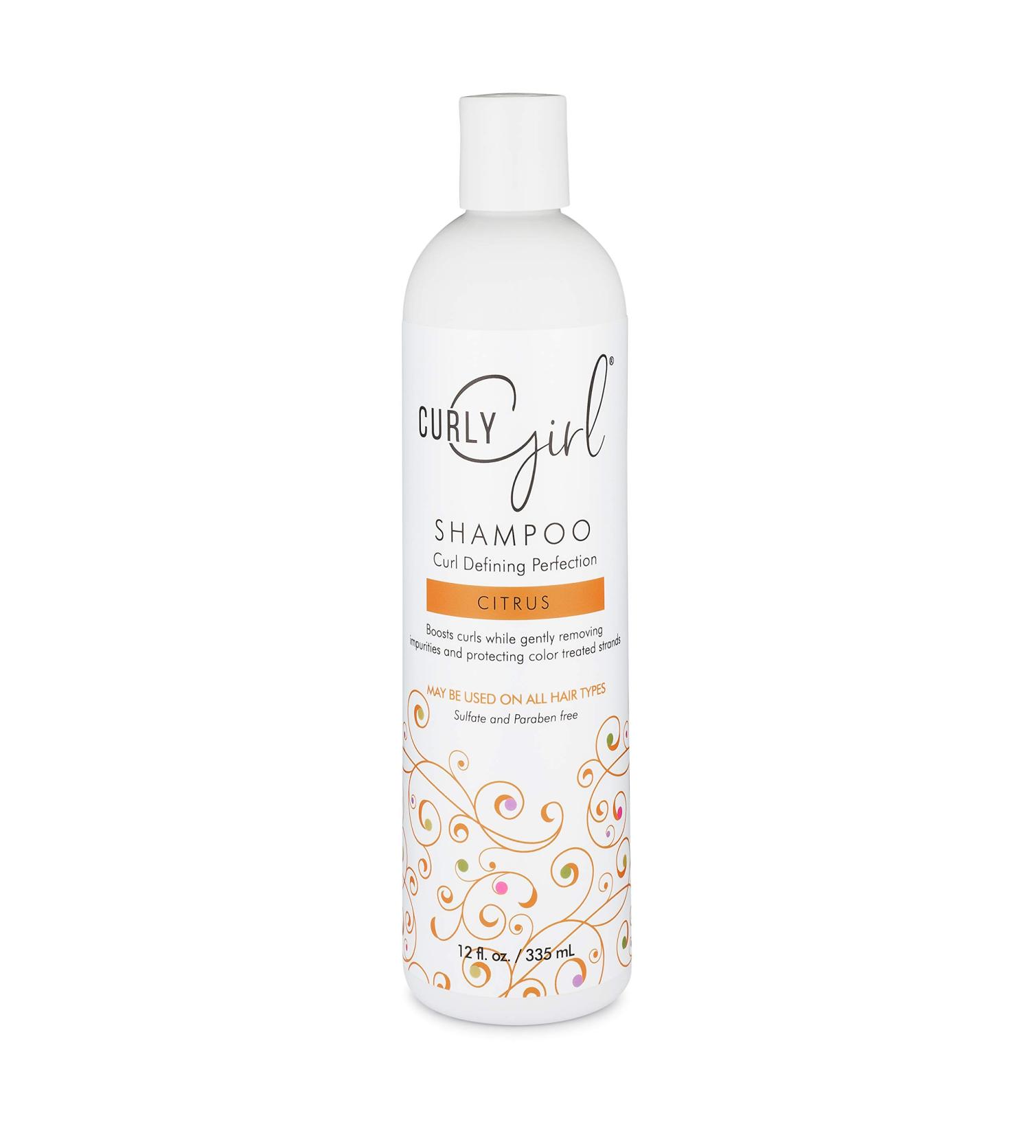 Curly Girl Curl Definition Shampoo (Sulfate Paraben Formaldehyde DEA MEA Free) Citrus 12 oz