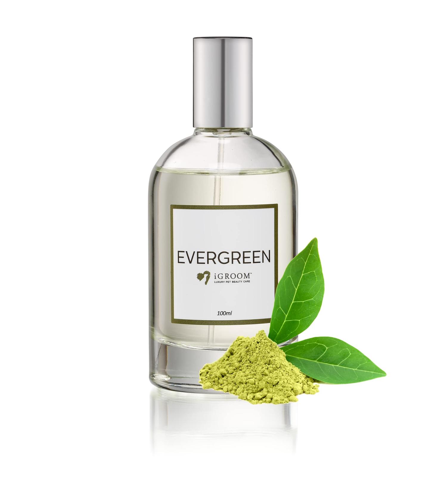 iGroom Evergreen Pet Perfume 100ml - Luxury Beauty Care with Clean Botanical Scent | Long Lasting Formula | Made in USA - Buy Online on SooperMarket.com