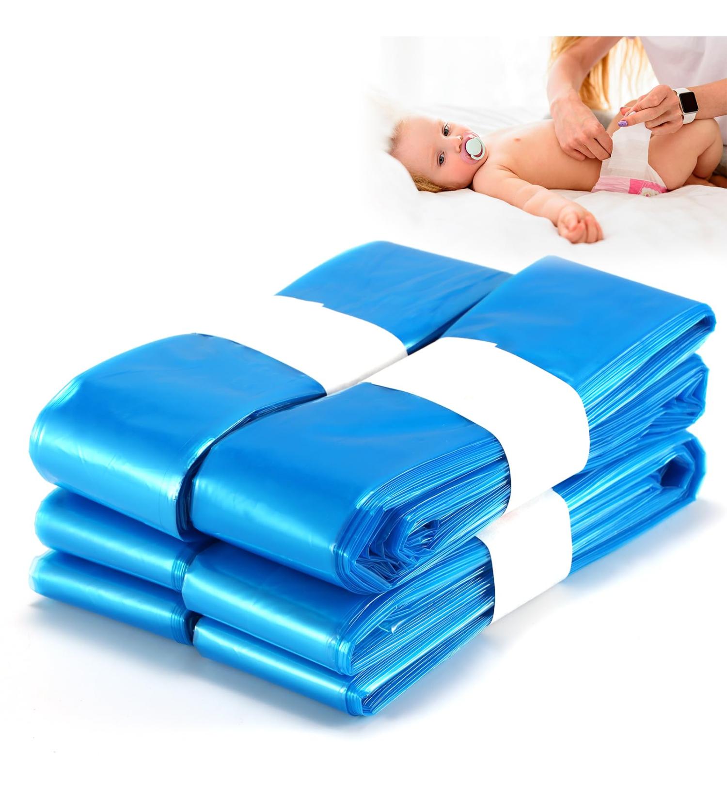 Odor-Tight Diaper Pail Cassettes - 10 Pack 4.5m Disposal Bags for Tommee Tippee Sangenic & Offspring - Navy Blue - Buy Online on SooperMarket.com