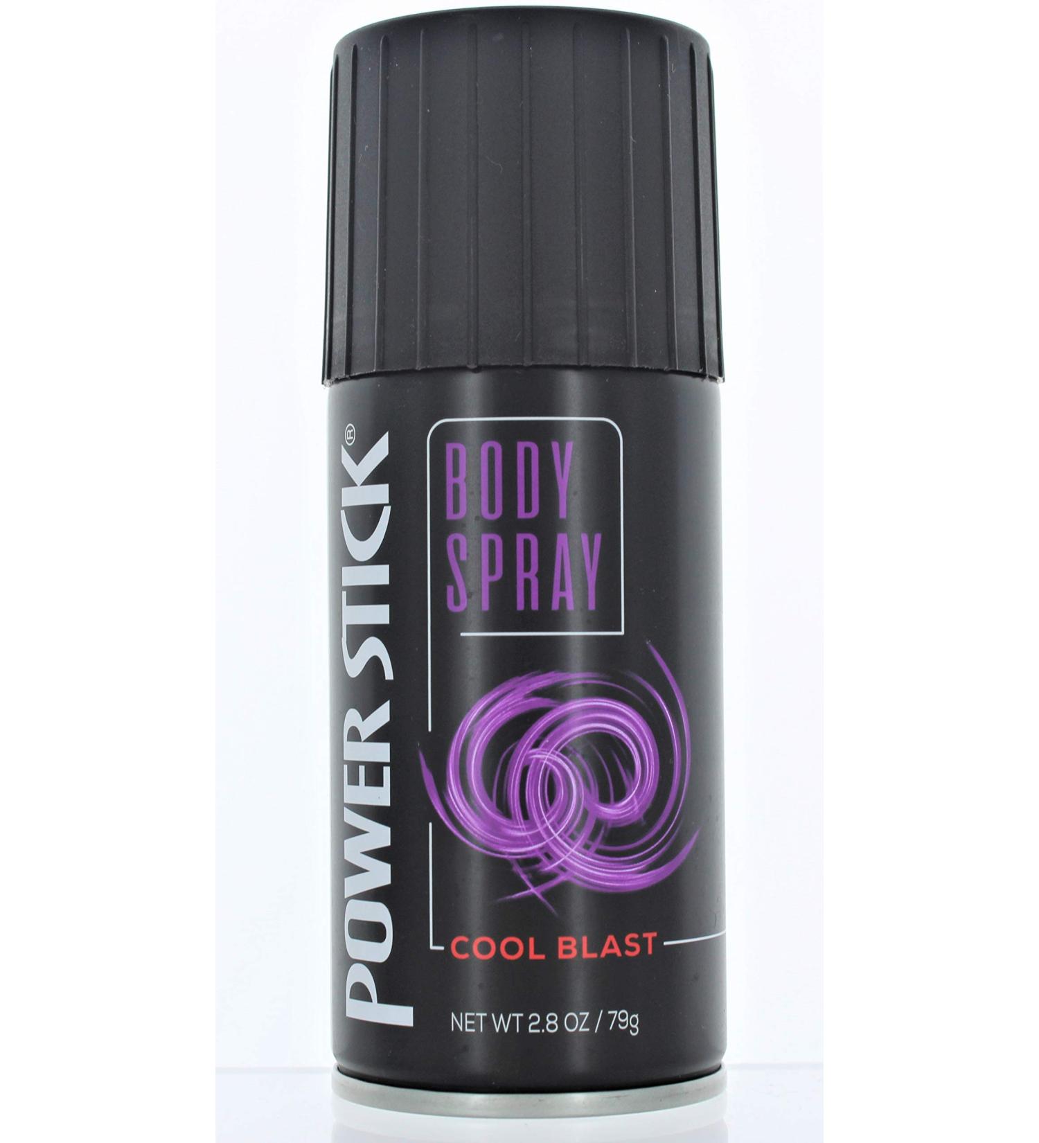 Power Stick Men's Body Spray Cool Blast 2.80oz | Long-Lasting Freshness | Shop Internationally - Buy Online on SooperMarket.com
