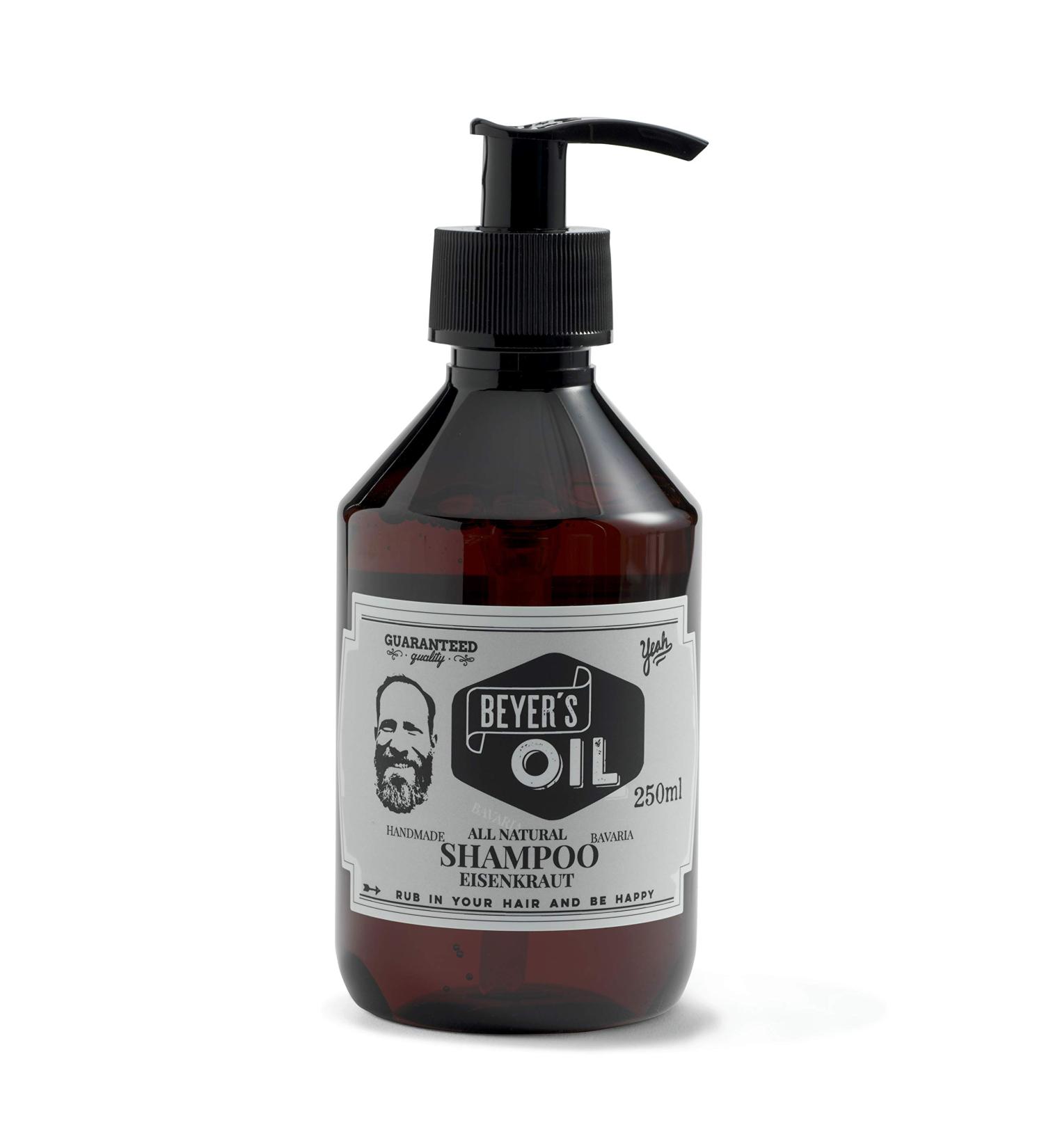 Beyer's Oil Shampoo Verbena 250ml - 100% Natural Beard Care for Soft Smooth Beards - International Shipping Available - Buy Online on SooperMarket.com