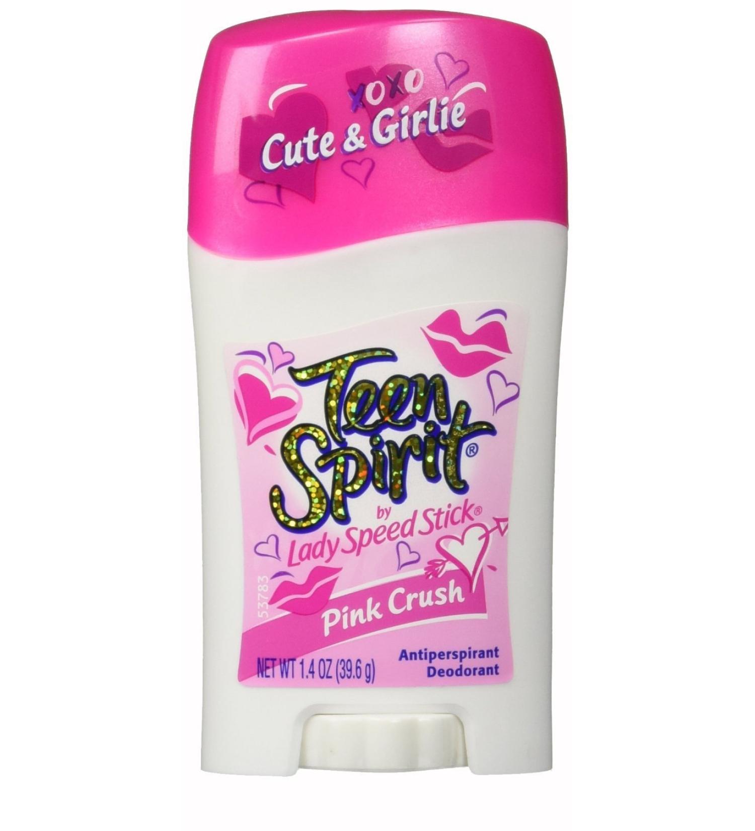 Teen Spirit Antiperspirant Deodorant Pink Crush - 1.4 Ounce (Pack of 3)