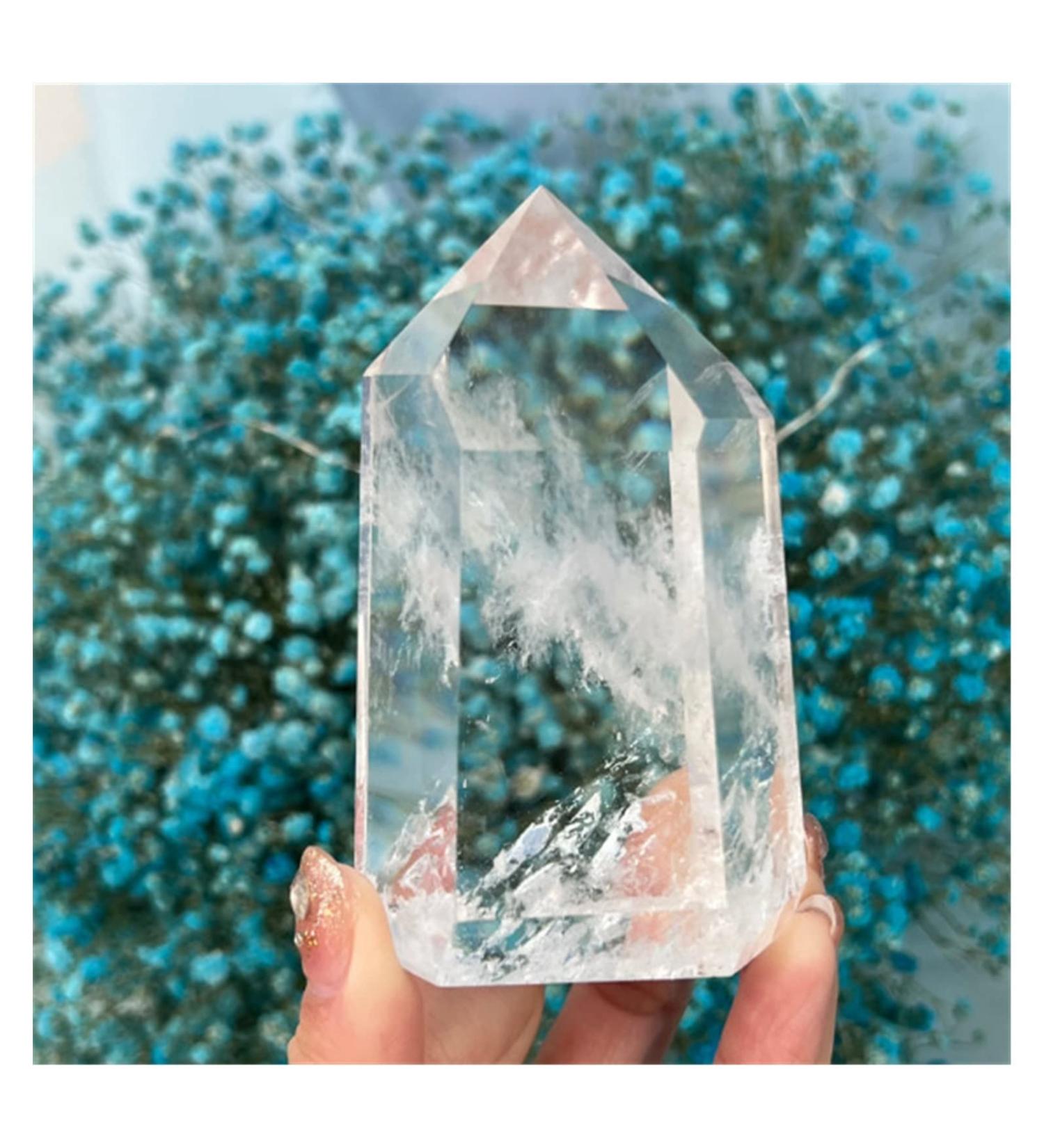 Necklaces Natural Crystal Rough Seed Quartz Natural Point Cluster Crystal Rough - Buy Online on SooperMarket.com