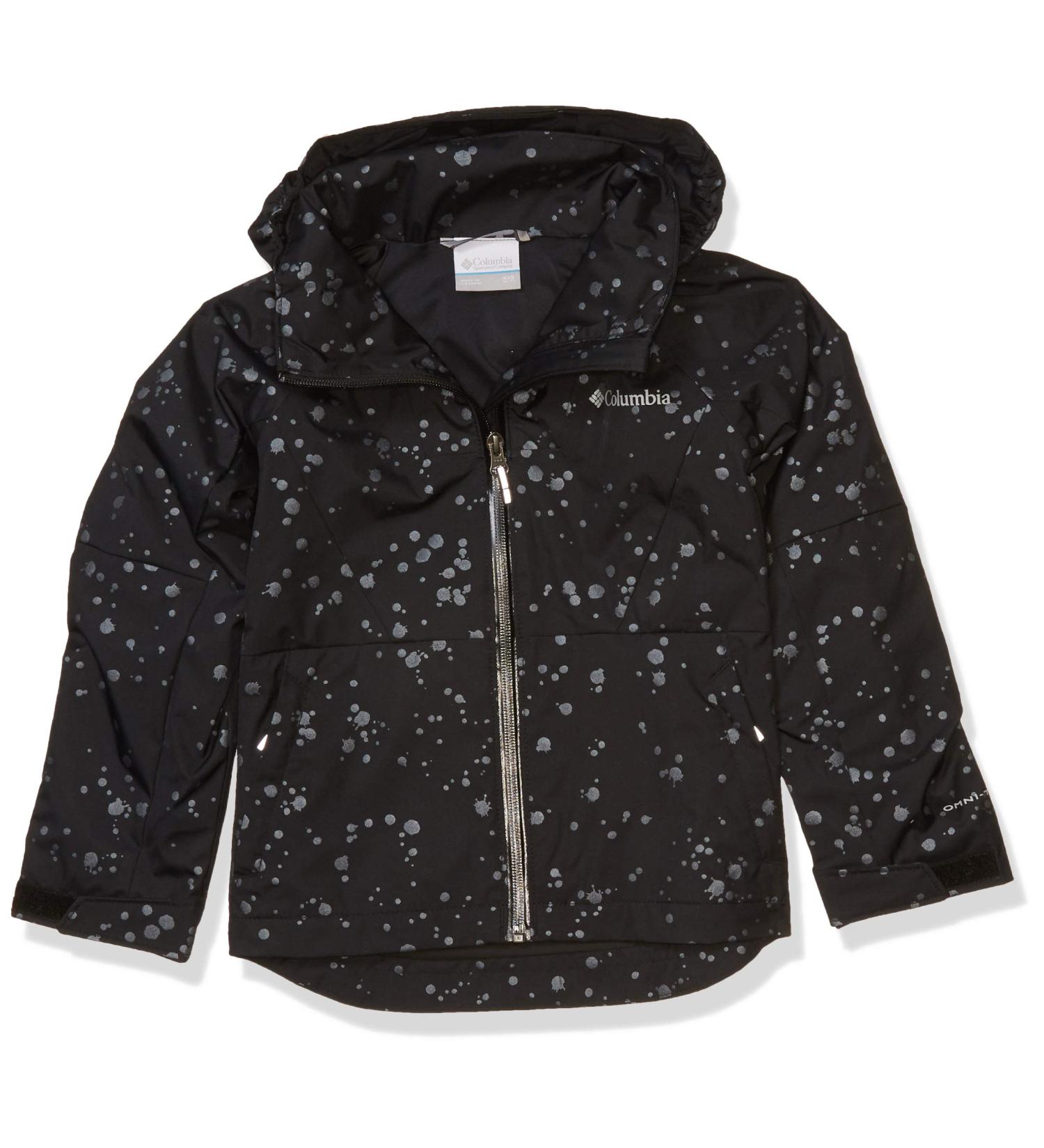 Columbia Kids Youth Girl's Rain Scape Jacket - Black Foil XL - Waterproof & Breathable - Buy Online on SooperMarket.com
