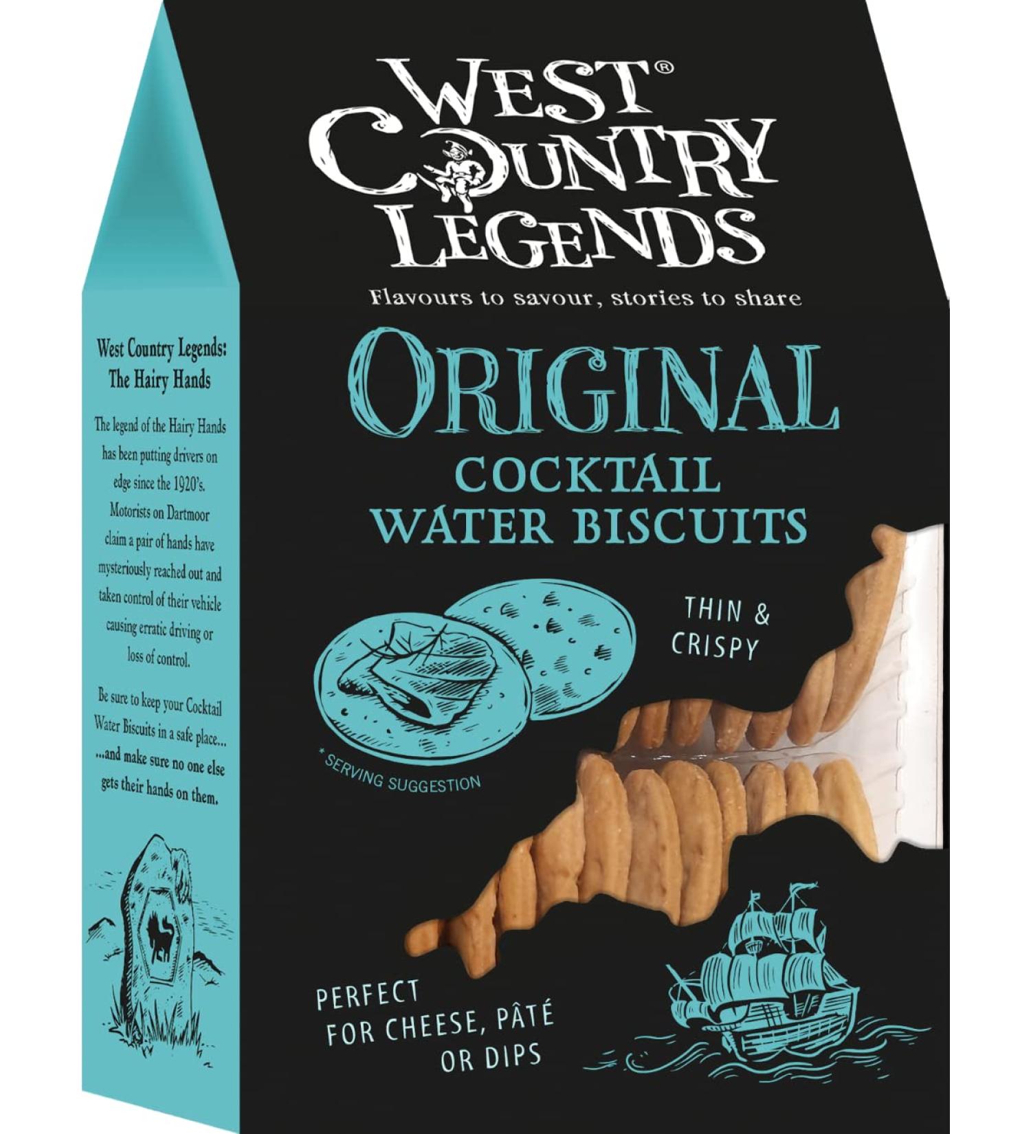 West Country Legends Original Cocktail Water Biscuits 100g
