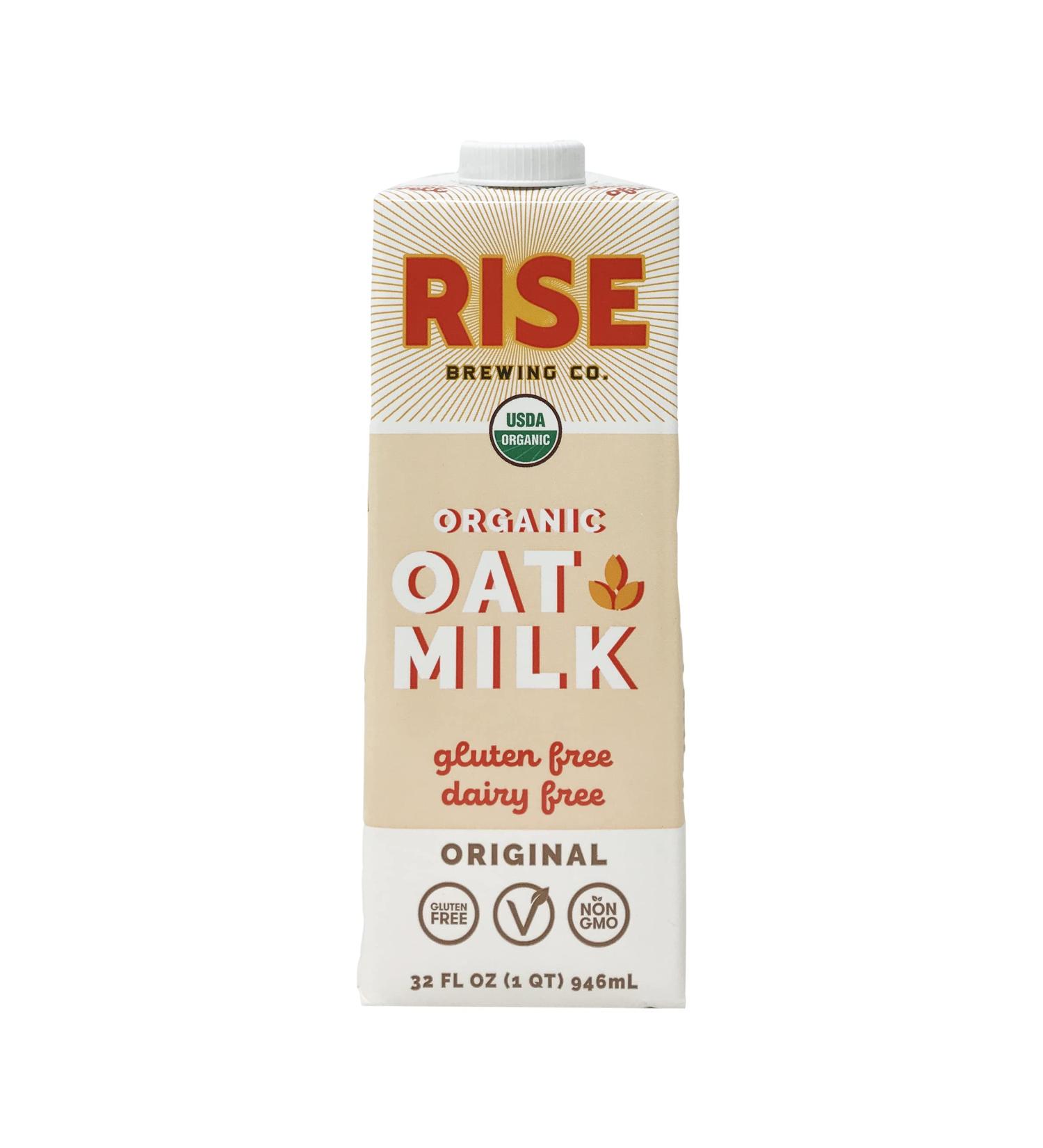 RISE Brewing Co Organic Original Oat Milk - 32 oz | Dairy-Free, Non-GMO - Buy Online on SooperMarket.com