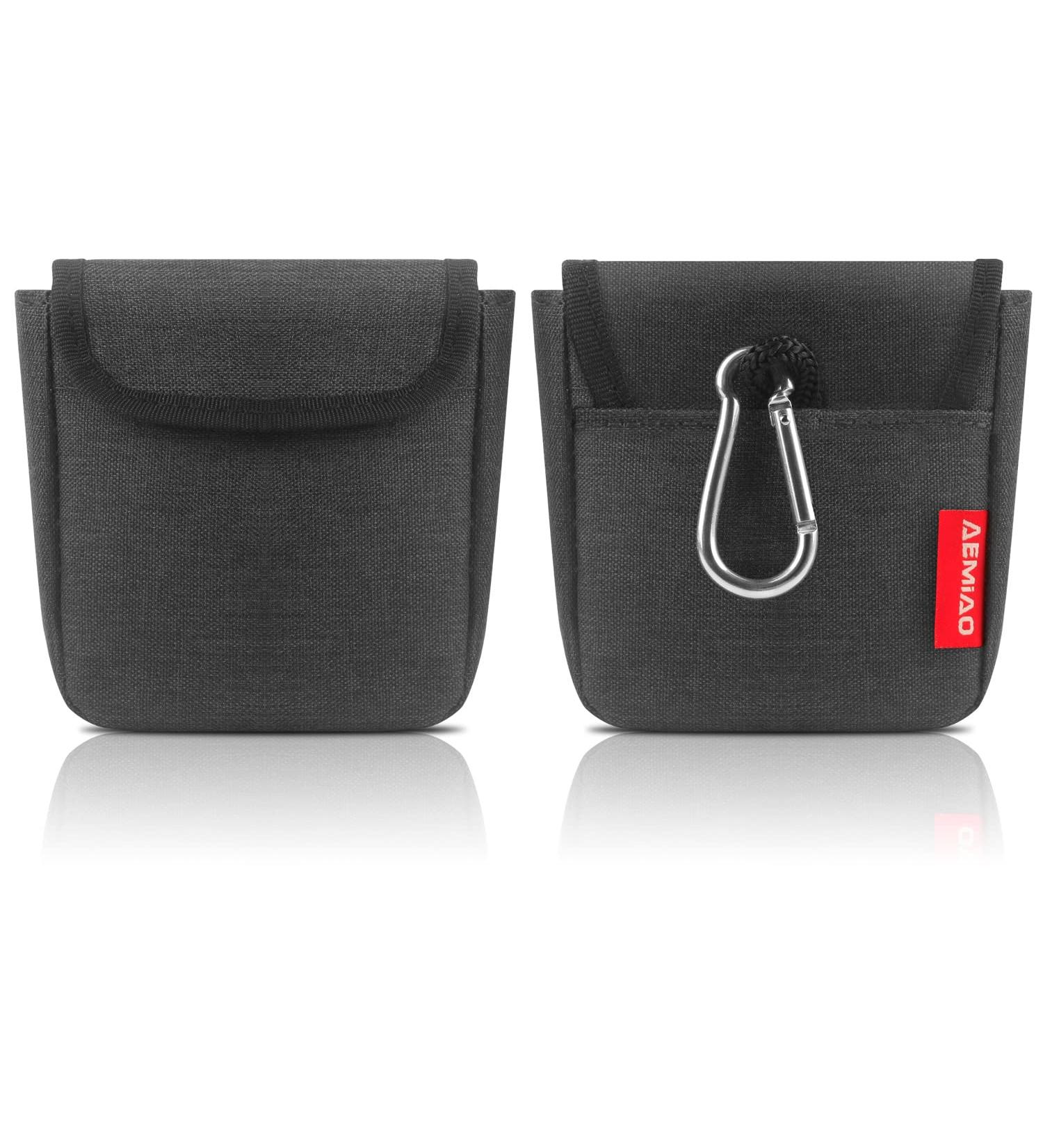 AEMIAO Dog Treat Pouch - Small Magnetic Closure Training Bag for Pet Puppy Walking - Includes Carabiner - Grey - Buy Online on SooperMarket.com