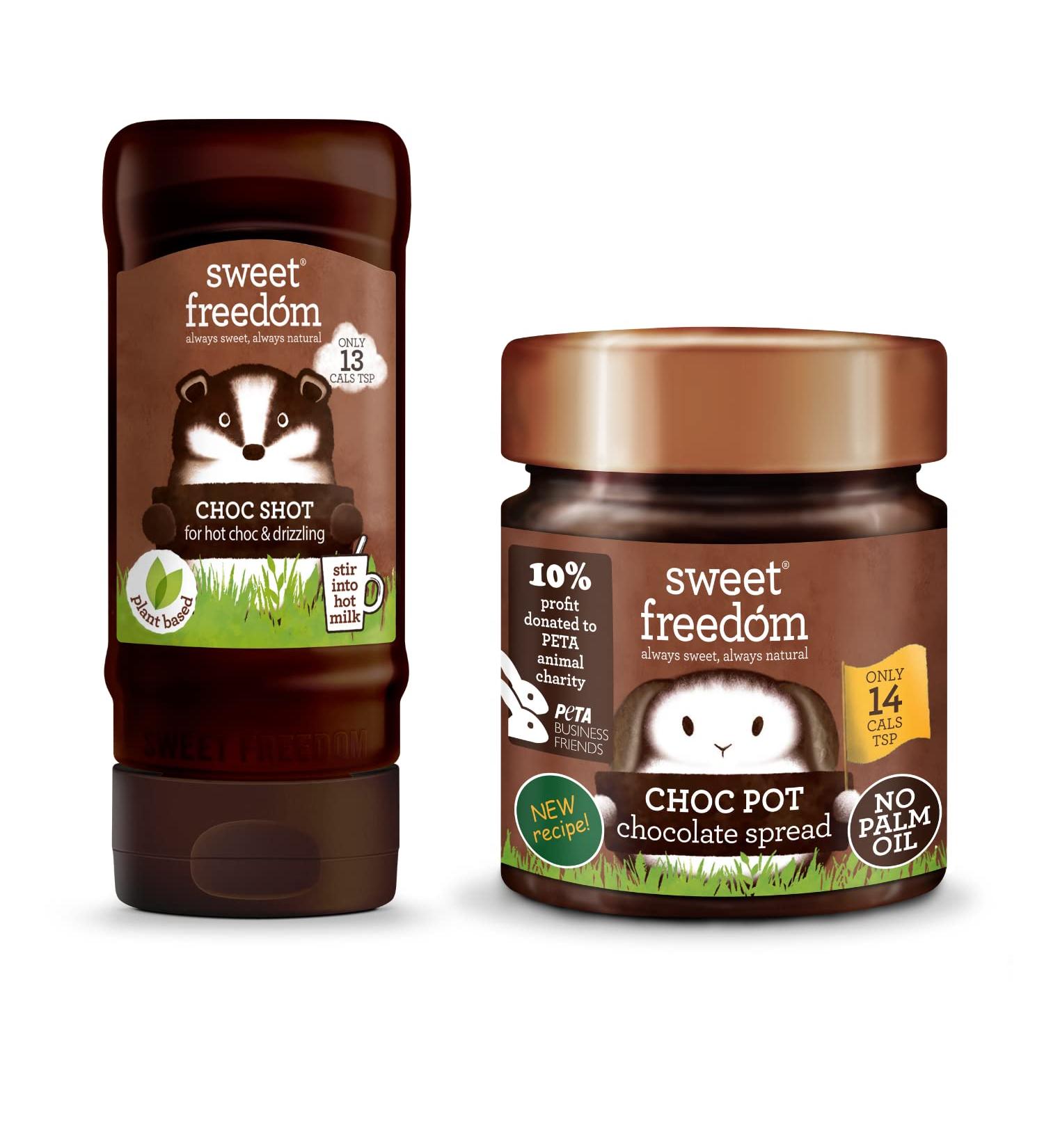 Sweet Freedom Vegan Chocolate Bundle - Choc Shot x6 & Choc Pot x6 Choc Shot X Choc Pot - Buy Online on SooperMarket.com