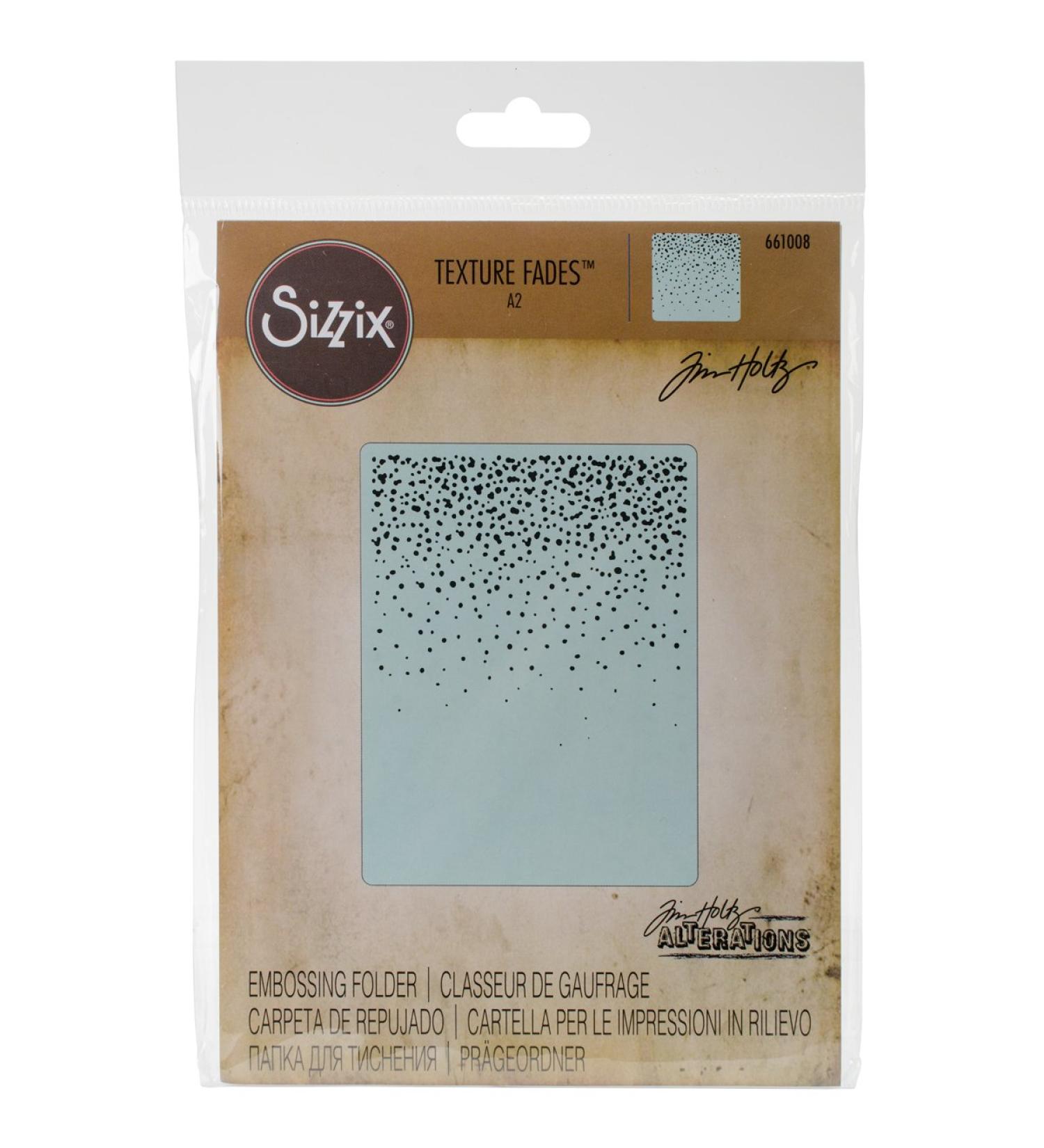 Sizzix Snowfall Speckles Embossing Folder by Tim Holtz - Multi Color | One Size - Buy Online on SooperMarket.com