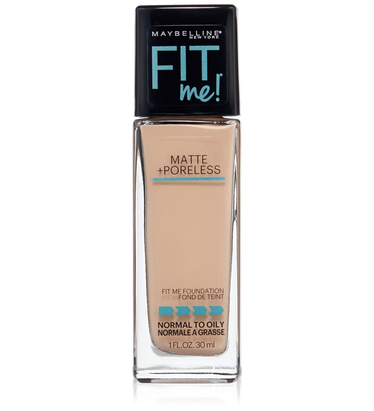 Maybelline Fit Me Matte + Poreless Foundation Creamy Beige 1 Fl Oz - Pack of 1 - Buy Online on SooperMarket.com