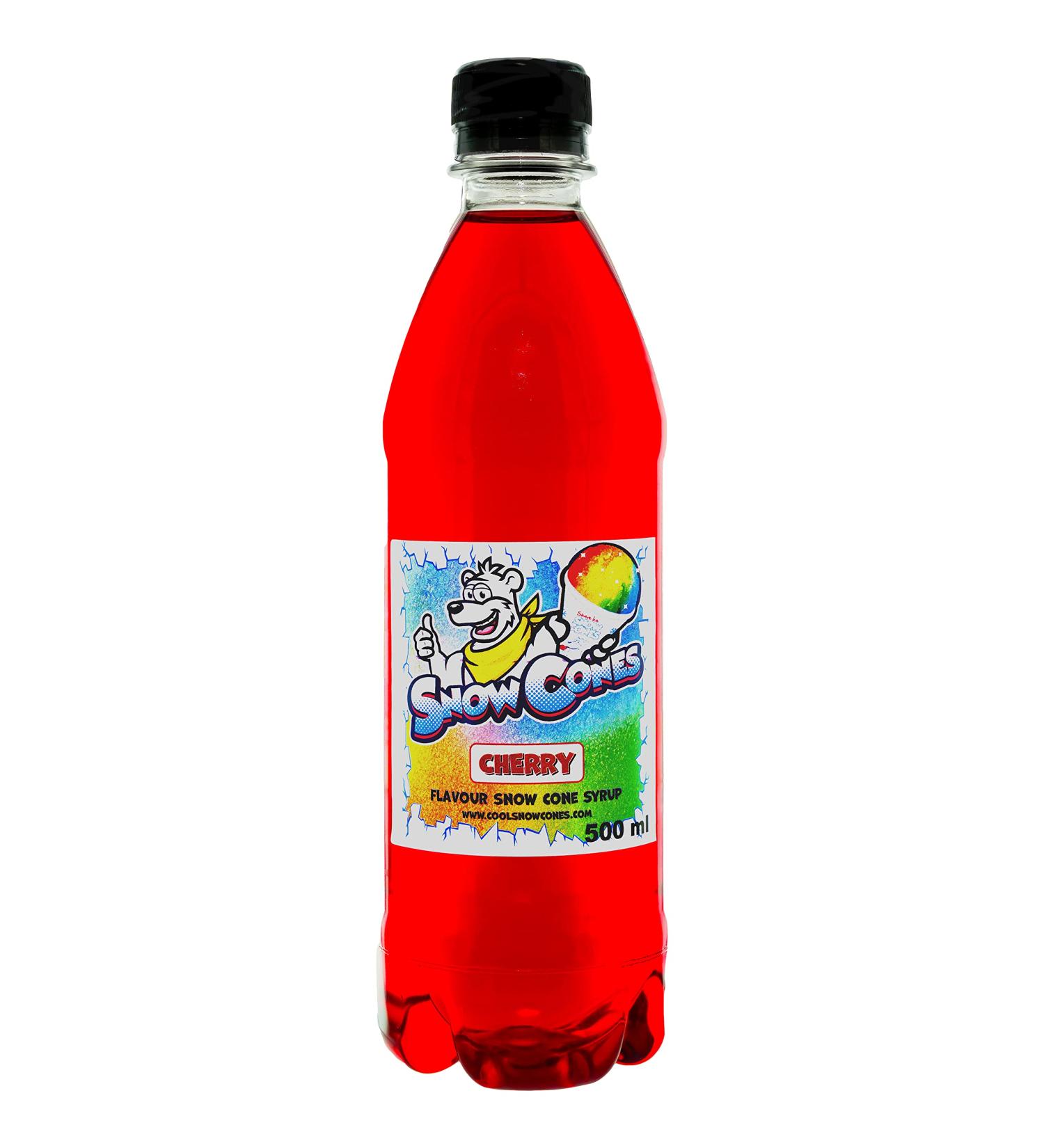500ml Cherry Snow Cone Syrup - Authentic Shave Ice Slush | Buy Now - Buy Online on SooperMarket.com