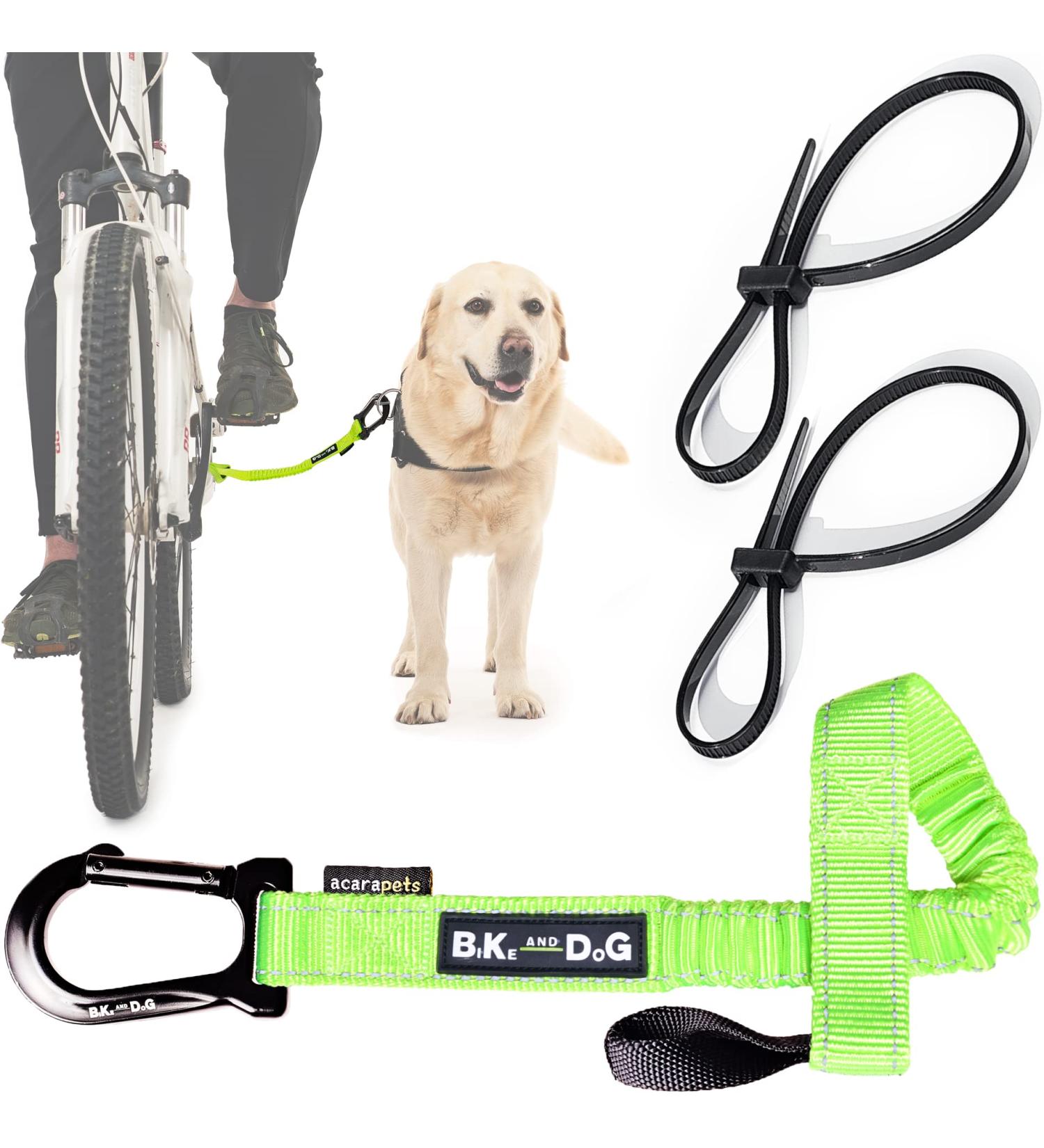 Buy Bike and Dog: Patented Toolless Bicycle Attachment & Yellow Dog Leash | Perfect for Cycling with Dogs - Buy Online on SooperMarket.com
