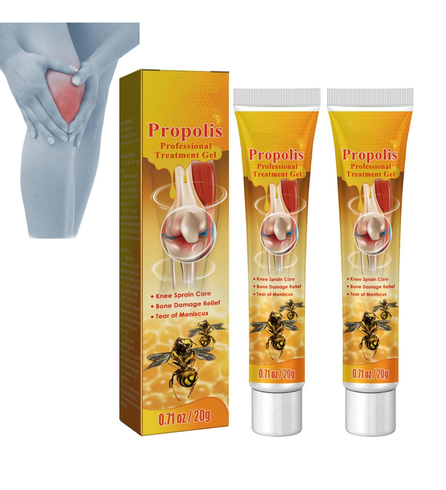 Bee Venom Professional Treatment Gel - 2Pcs Set | Propolis & New Zealand Bee Extracts | Bee Venom Serum for Youthful Skin - Buy Online on SooperMarket.com