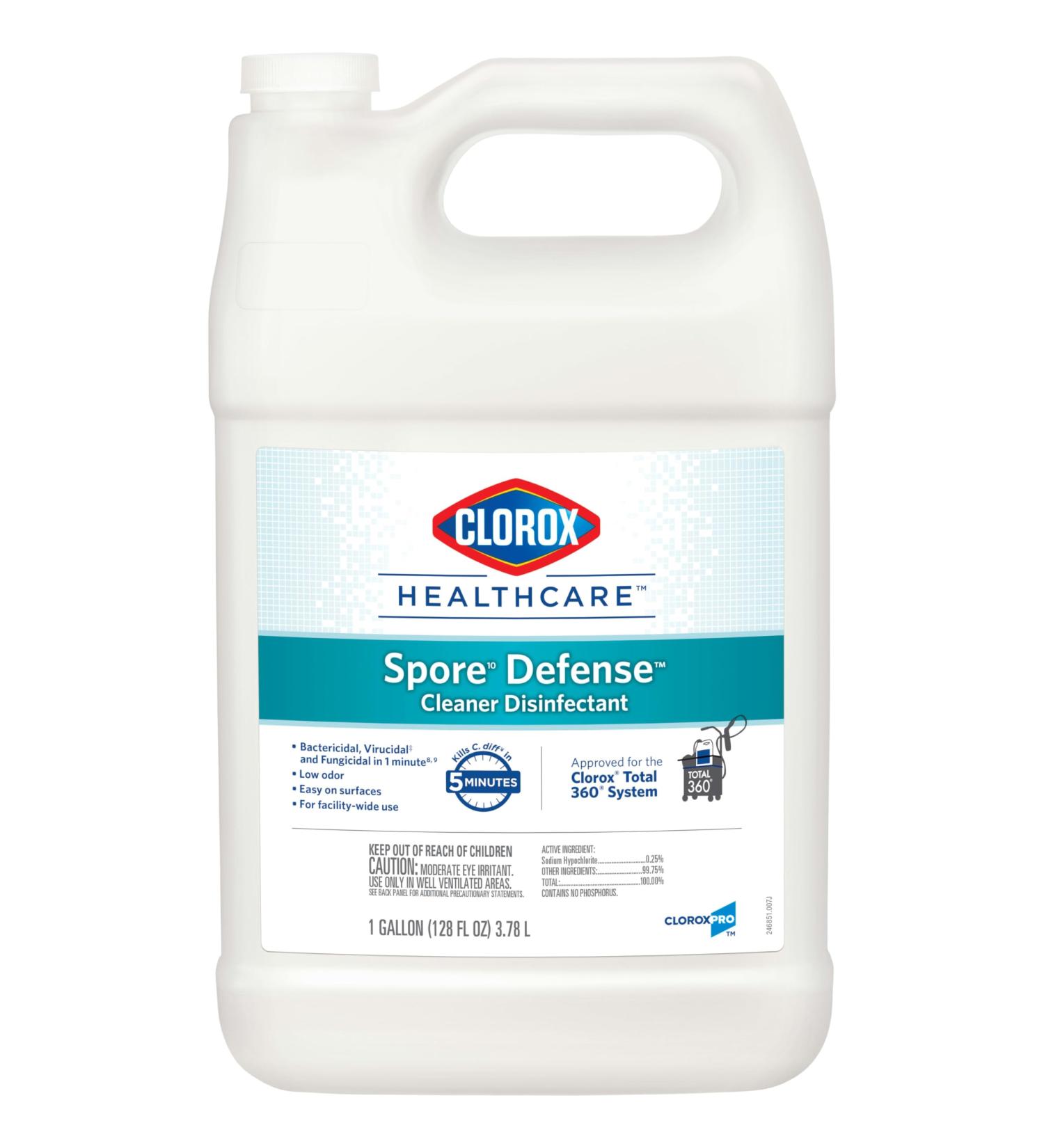 Clorox Healthcare Spore Defense Cleaner Disinfectant 128 Fl Oz - International Shipping Available - Buy Online on SooperMarket.com