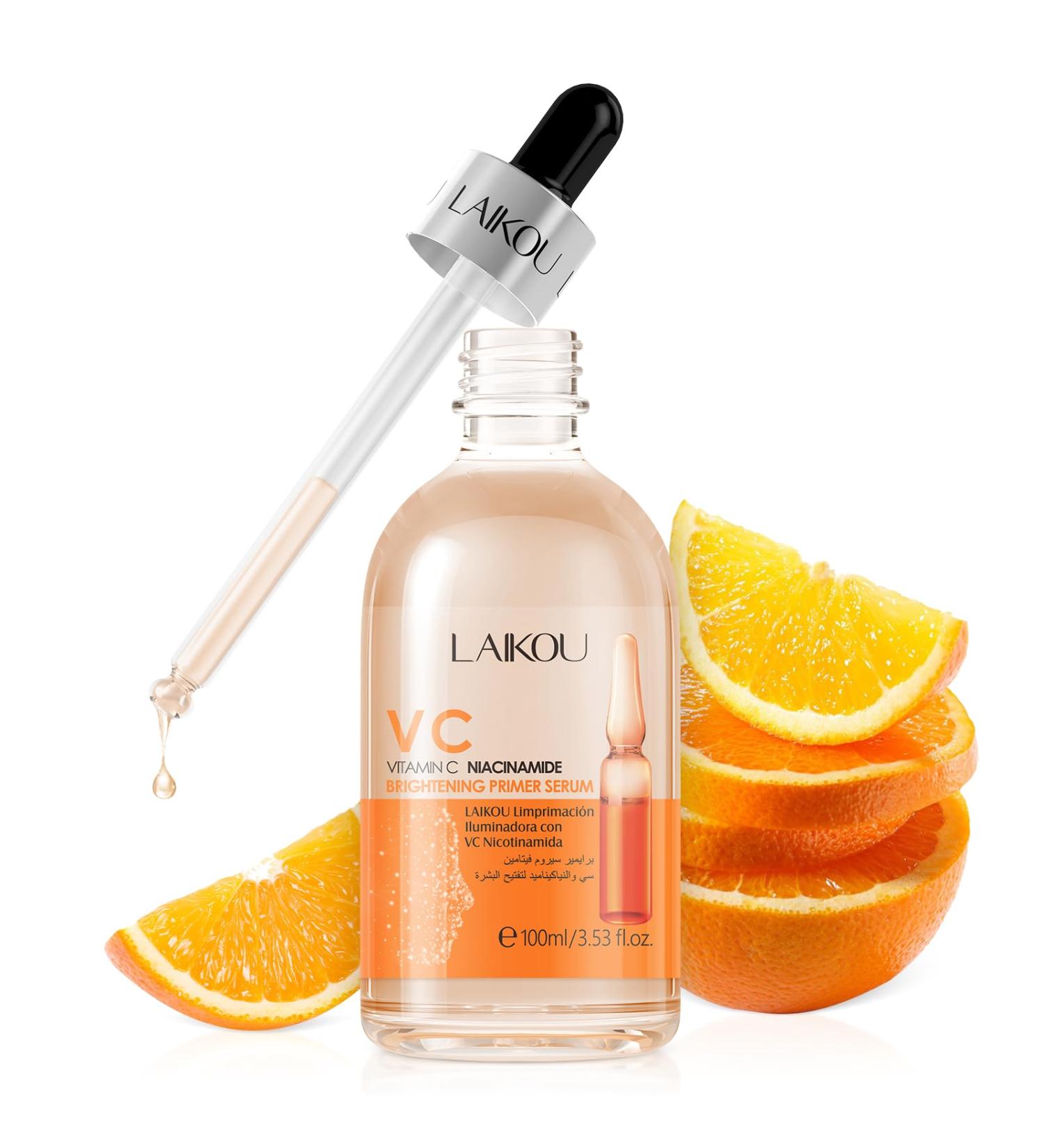 Vitamin C Essence Face Serum 100ml - Firming Hydrating & Smoothing for Even Skin Tone - Buy Online on SooperMarket.com