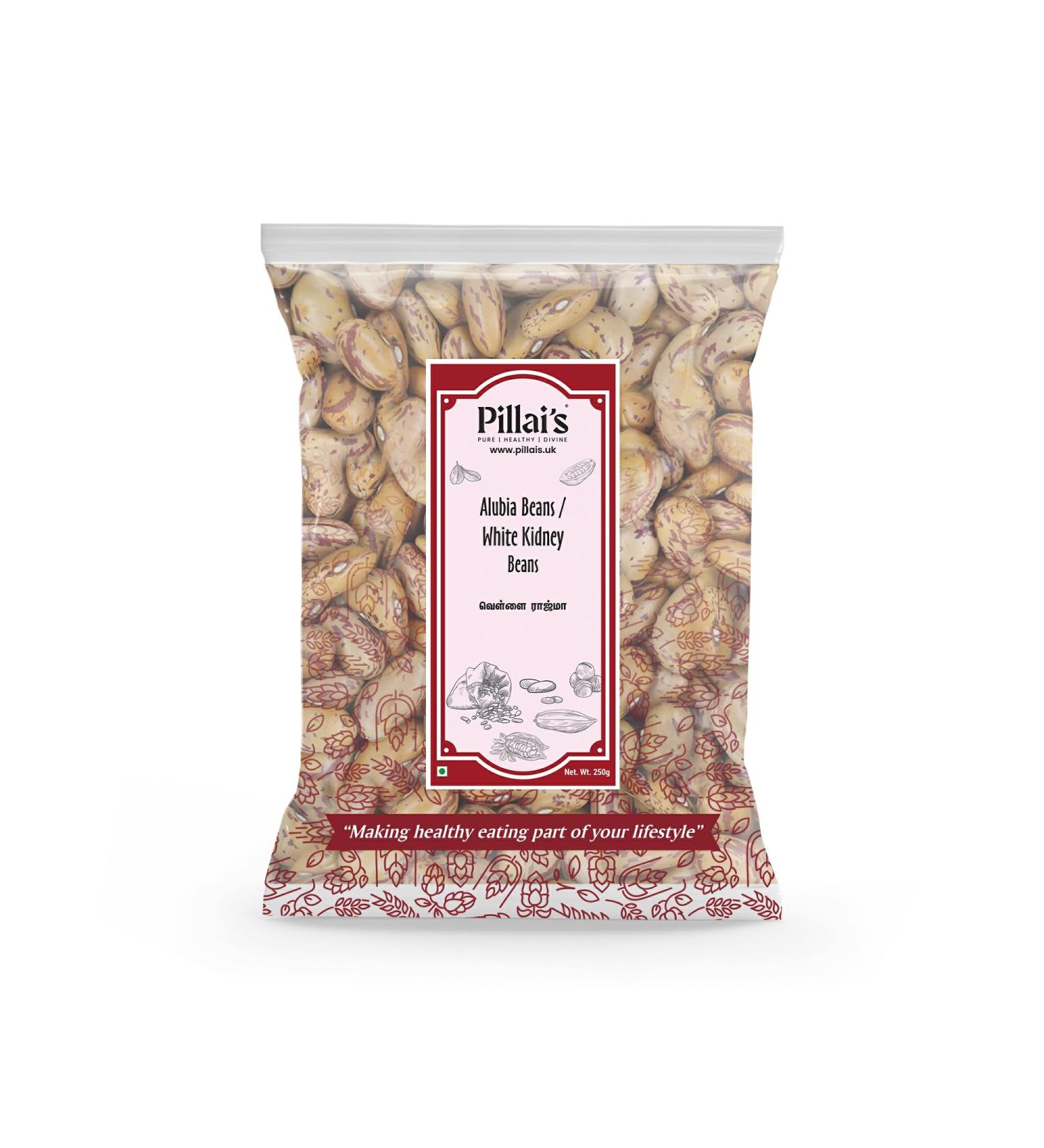 Pillai's Alubia Beans/White Kidney Beans - 250 grams - Buy Online on SooperMarket.com