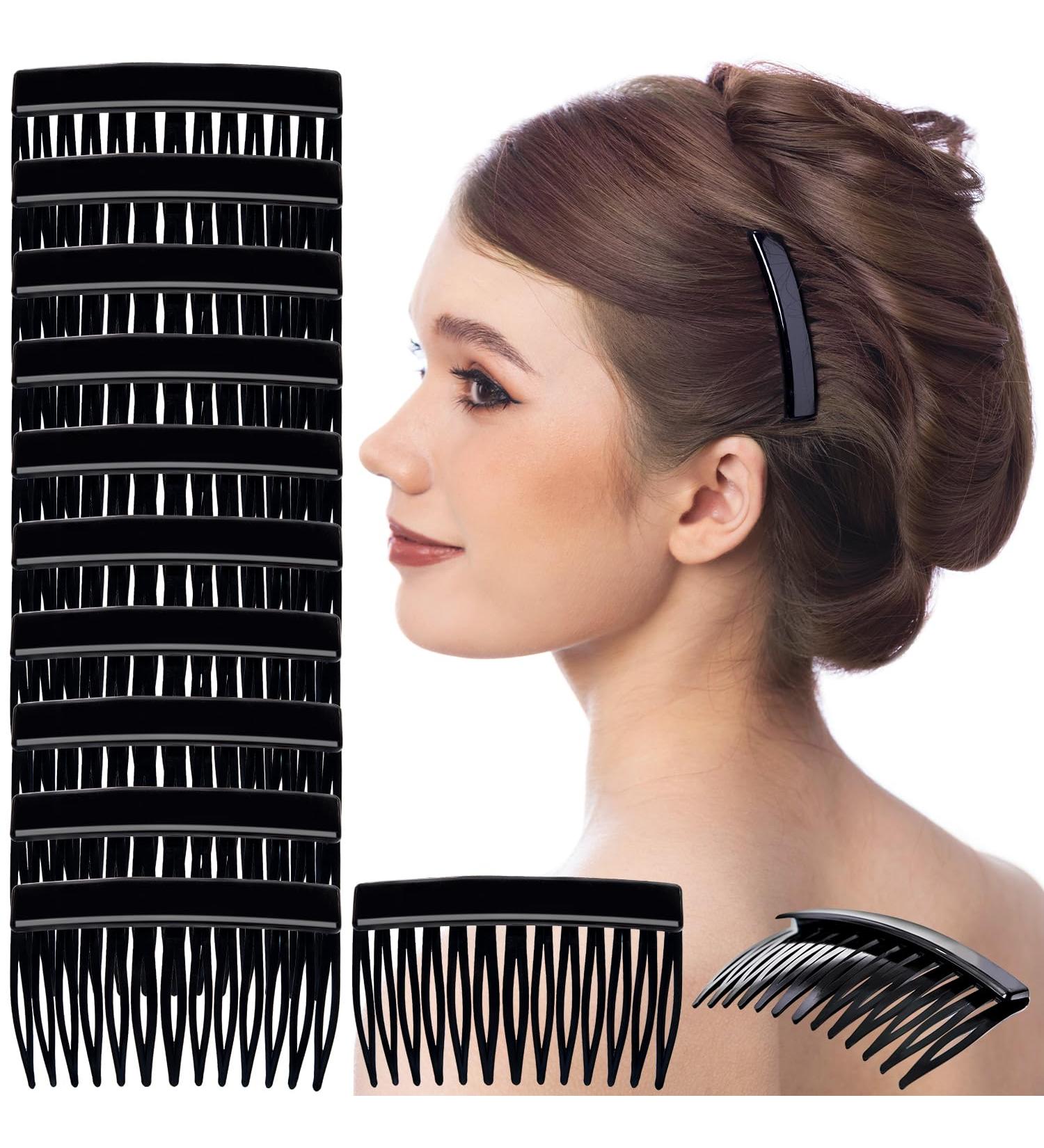 RC ROCH 12-Piece Smooth Hair Comb Set - Black Hair Clips for Women & Girls Wedding & Everyday Use - Buy Online on SooperMarket.com